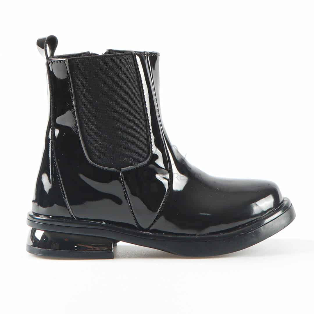 Ursula - Bottines Fille en Noir.