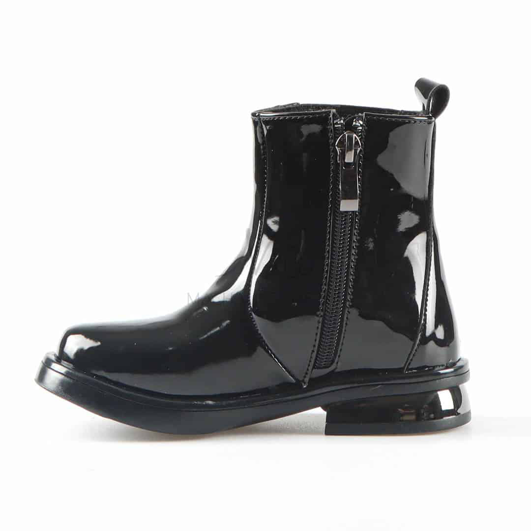 Ursula - Bottines Fille en Noir.