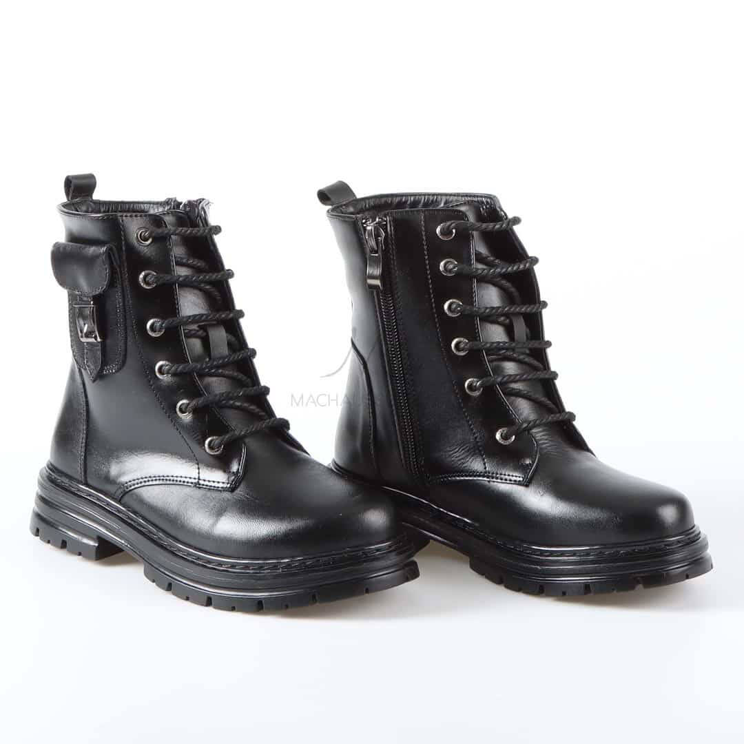 Edy- Bottines enfant en Noir.