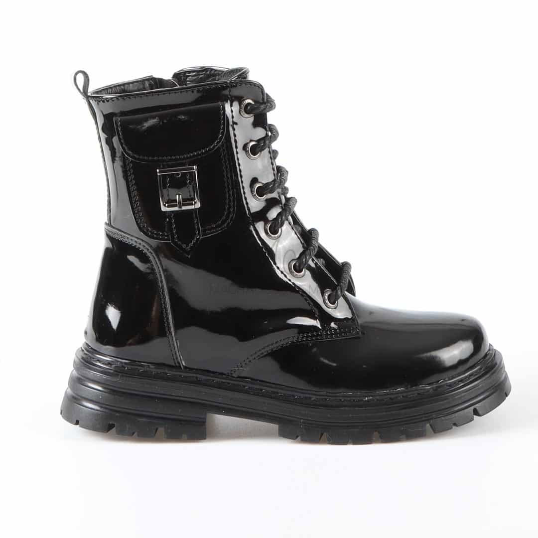 Edy- Bottines enfant en Noir.