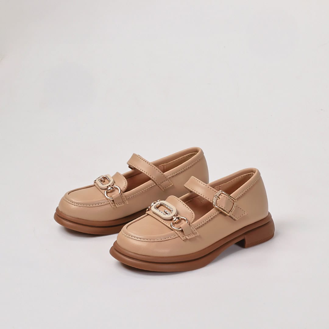 Cheery – Ballerines Enfants en Beige.