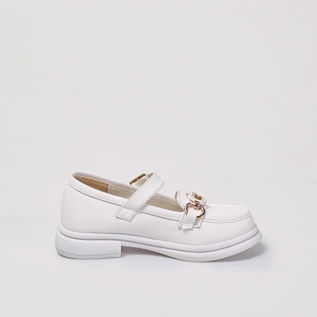 Cheery – Ballerines Enfants en Blanc.