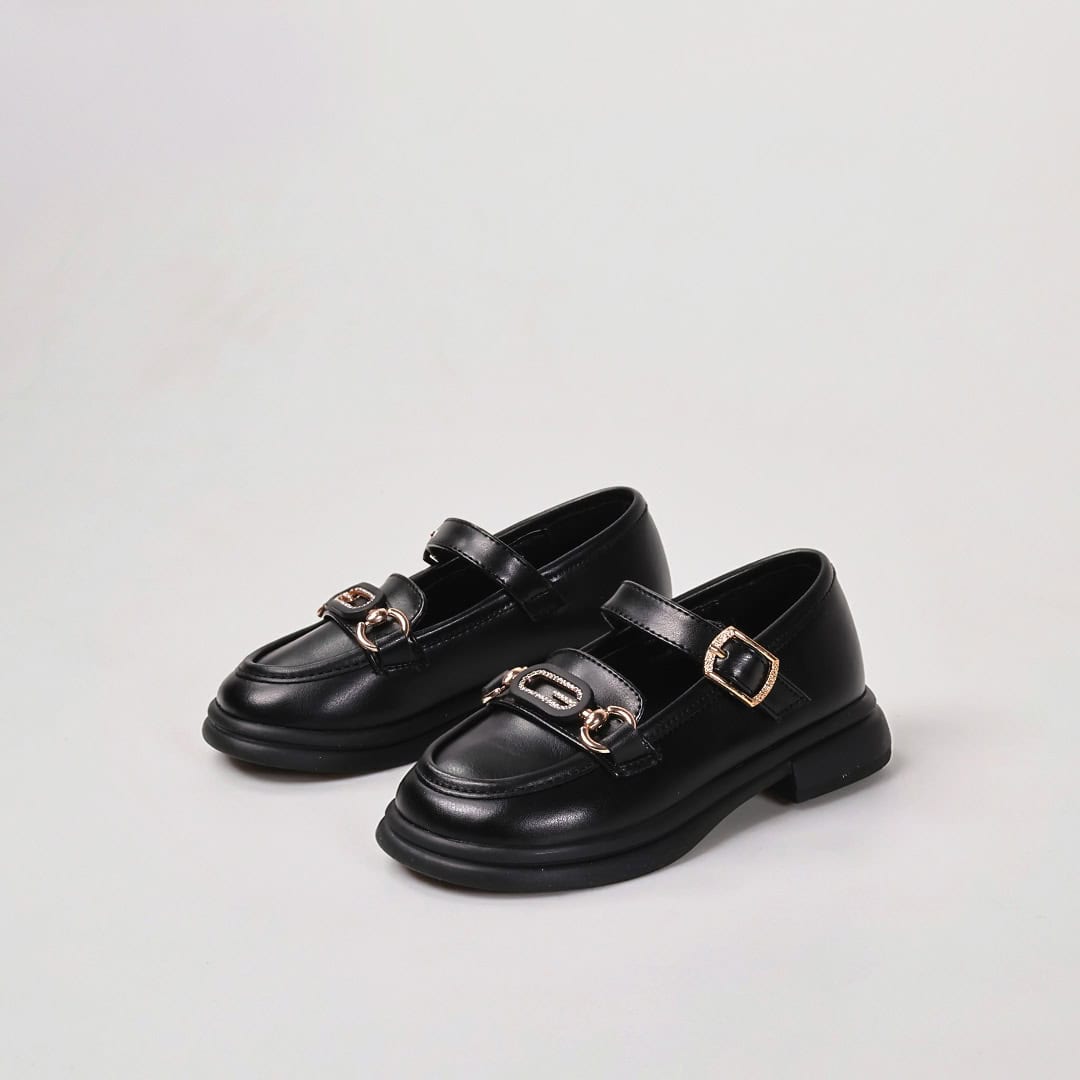 Cheery – Ballerines Enfants en Noir.