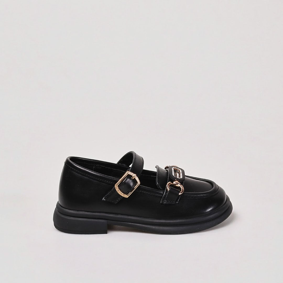 Cheery – Ballerines Enfants en Noir.
