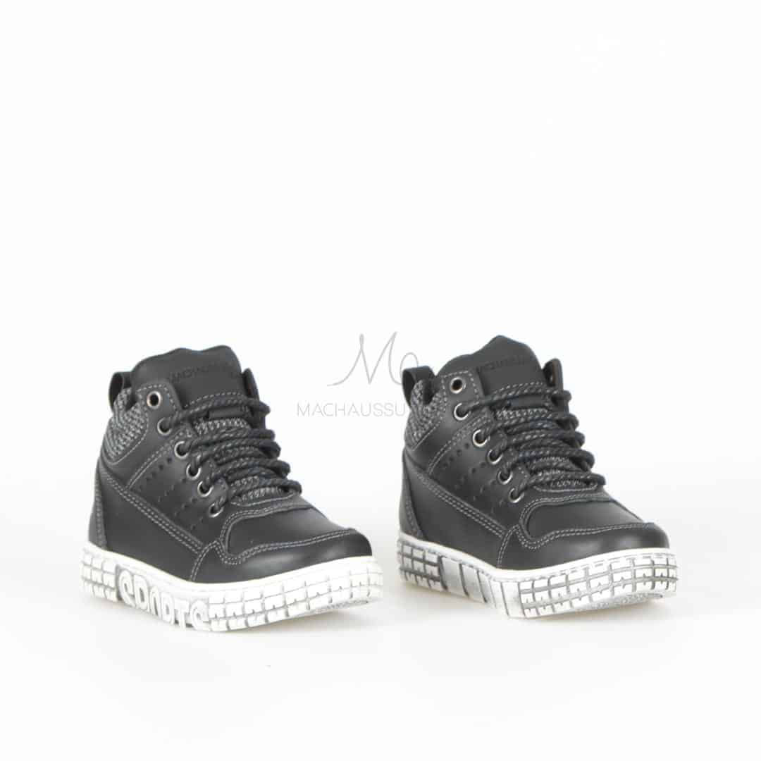 OHIO - Baskets Enfant en Noir.