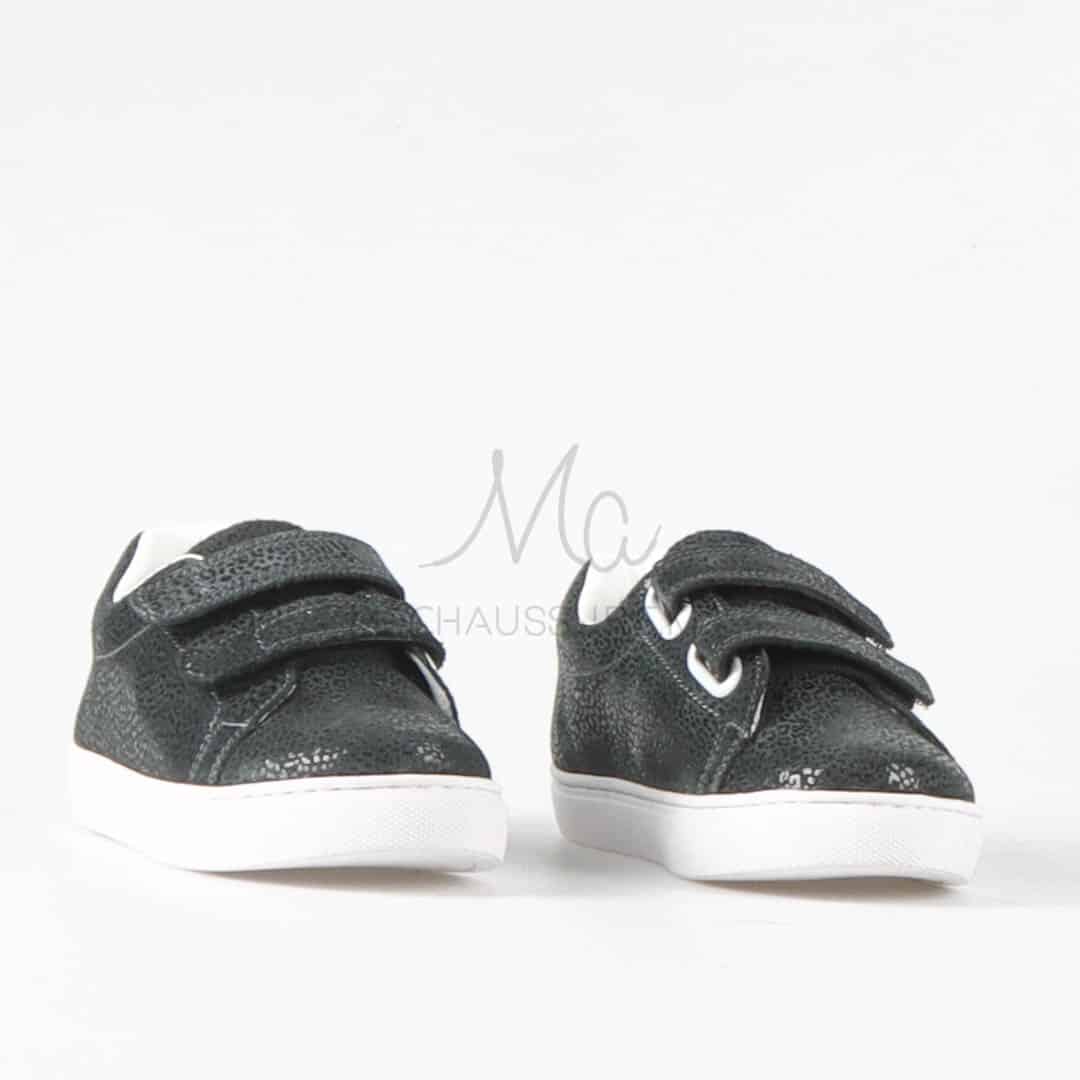 Aron - Baskets enfants en Vert.