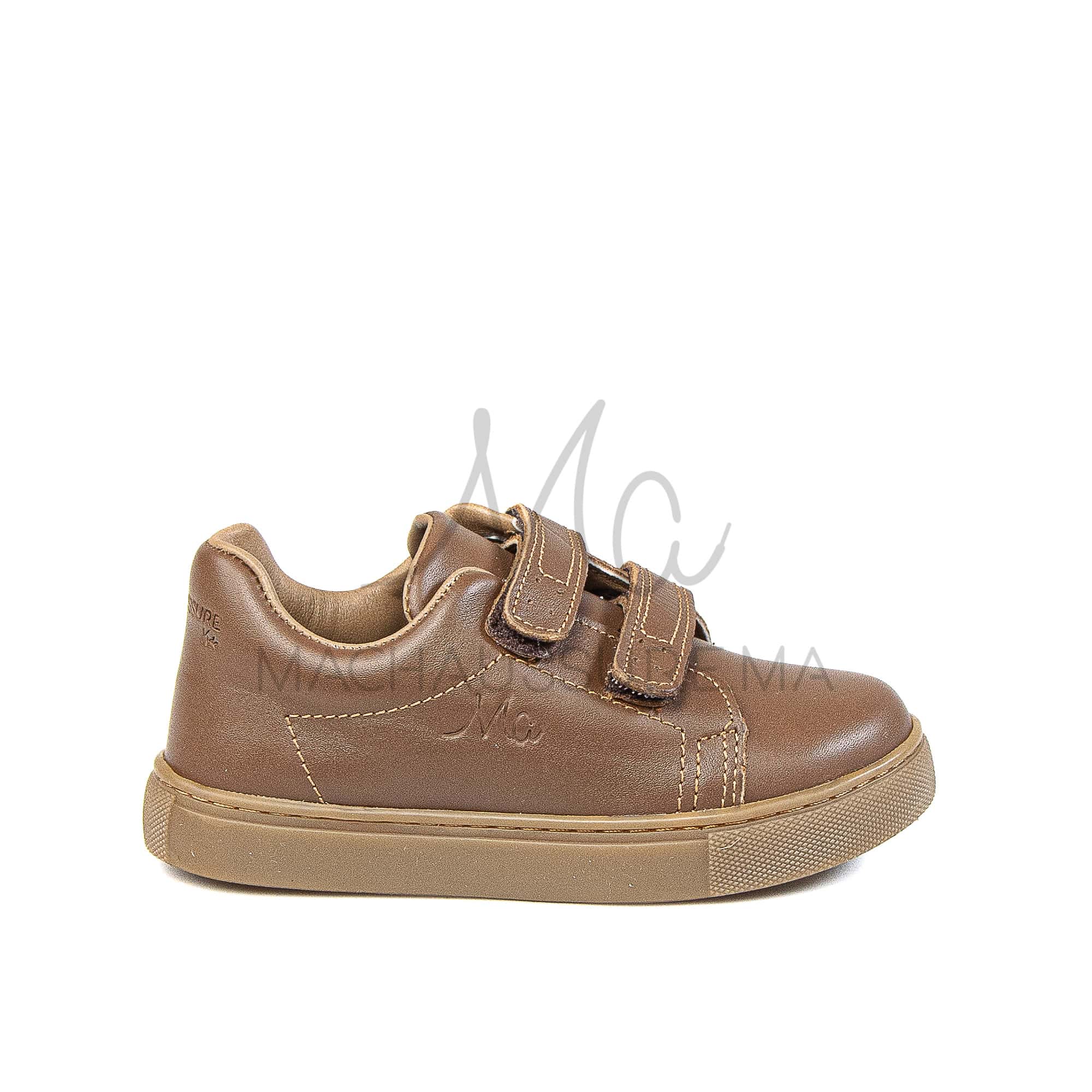 Giovanni - Baskets Enfants en Marron.