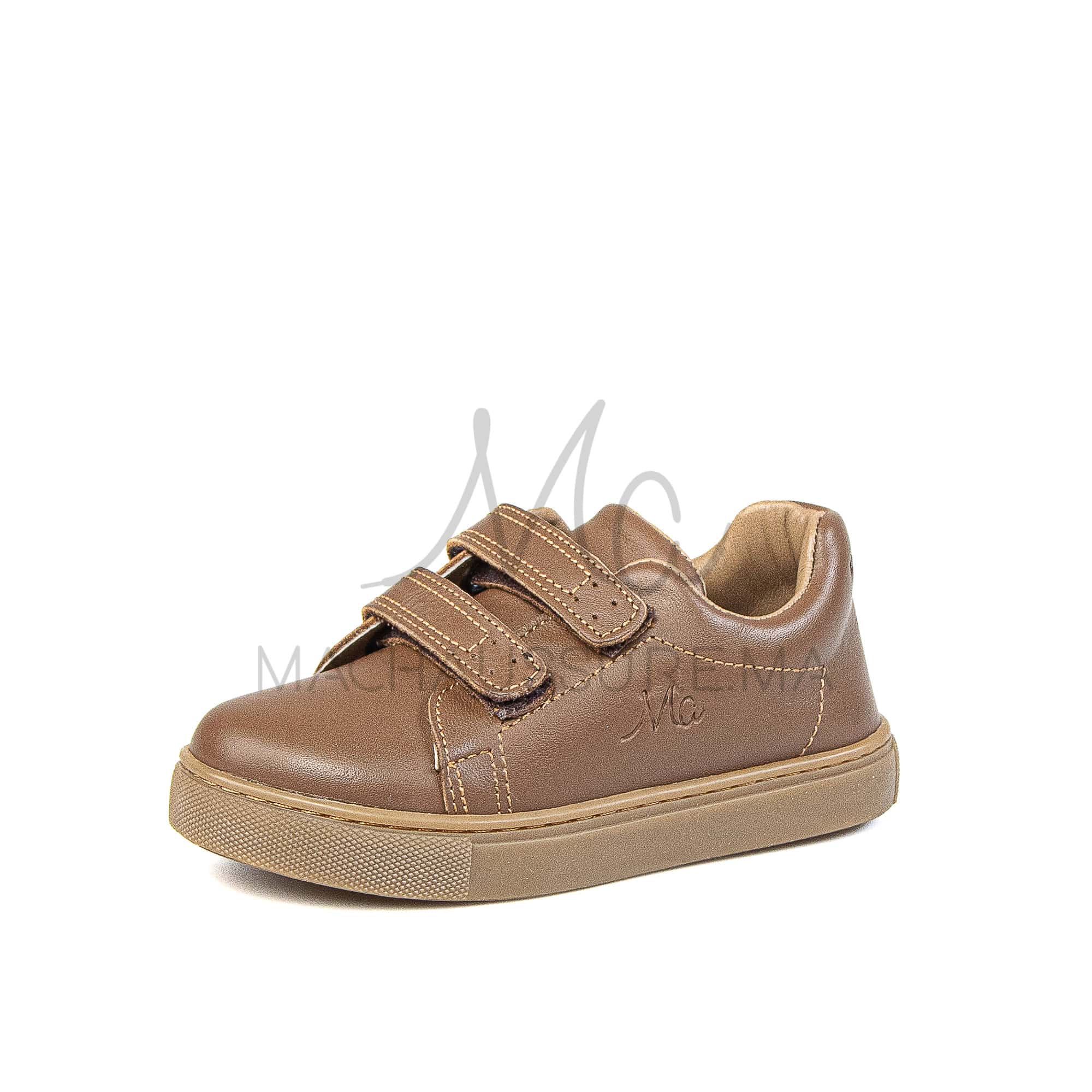 Giovanni - Baskets Enfants en Marron.