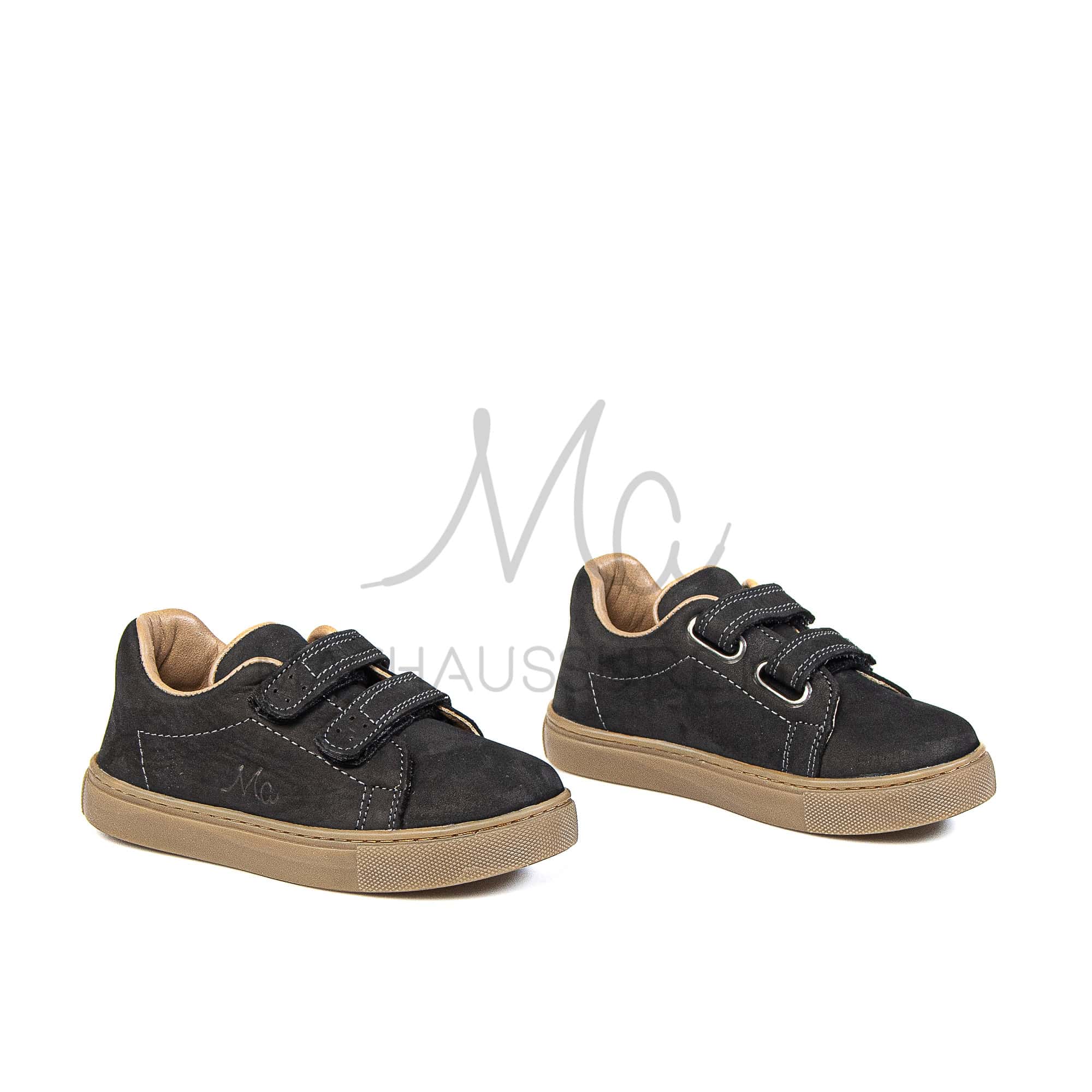 Giovanni - Baskets Enfants en Noir.