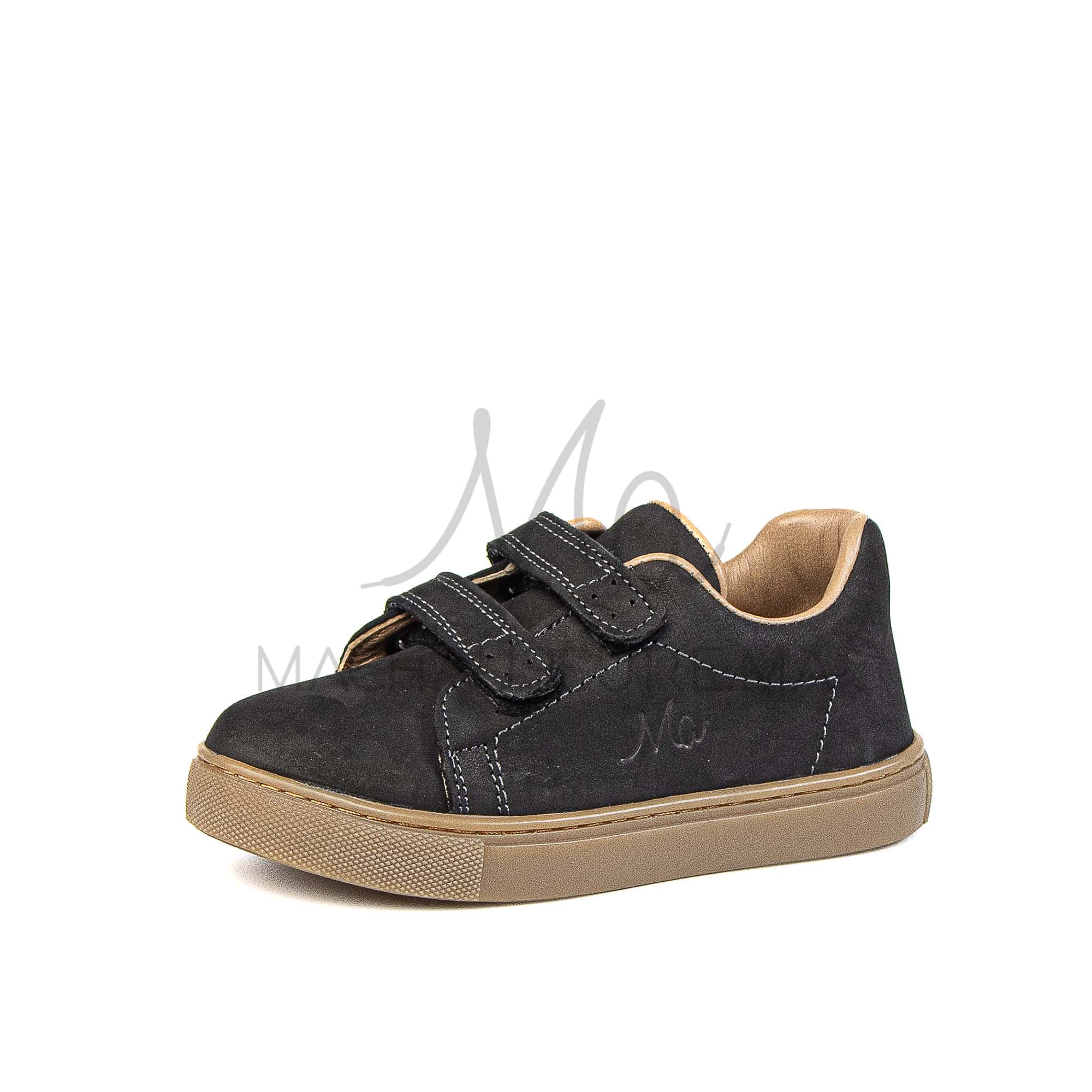 Giovanni - Baskets Enfants en Noir.