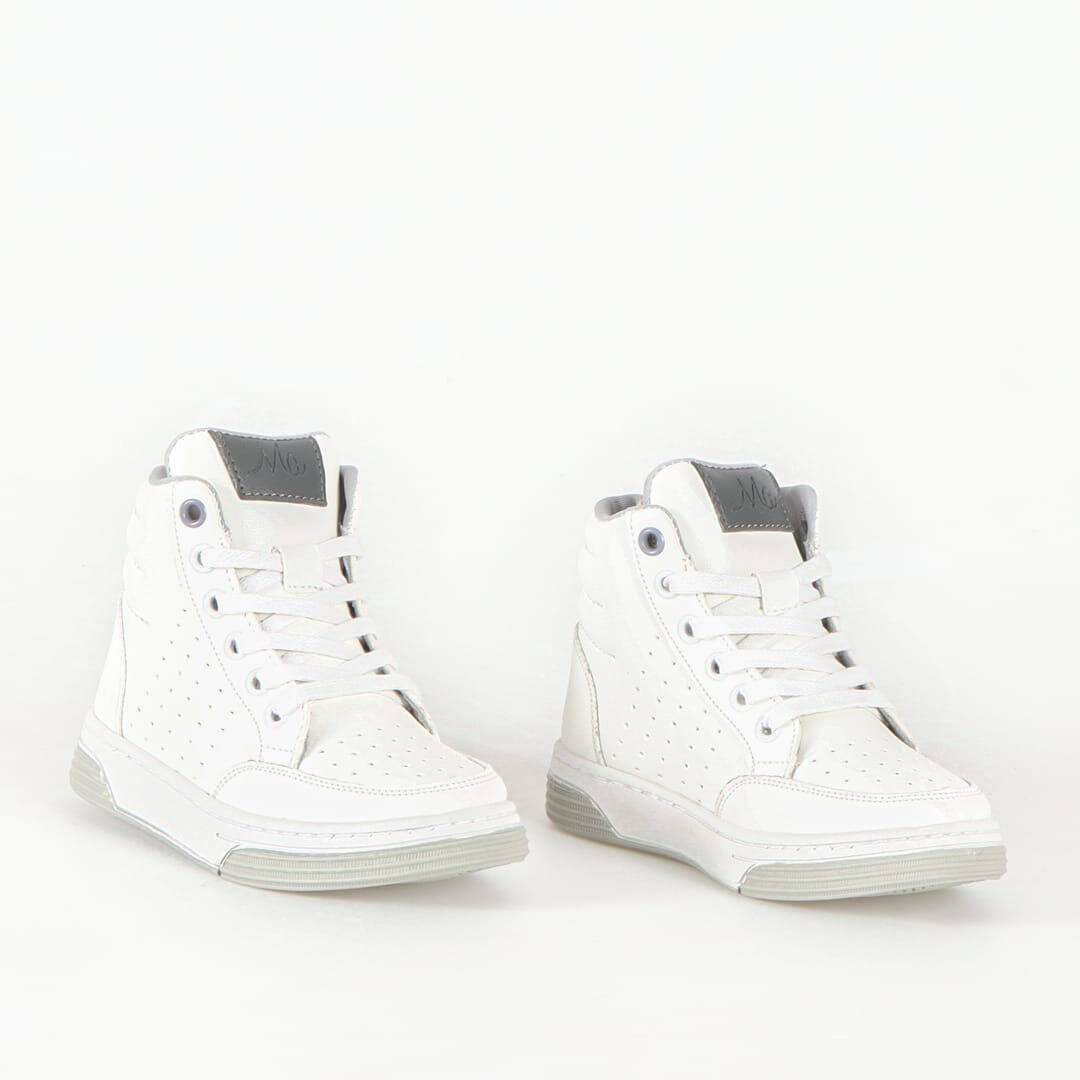 Roy - Baskets enfants en Gris.