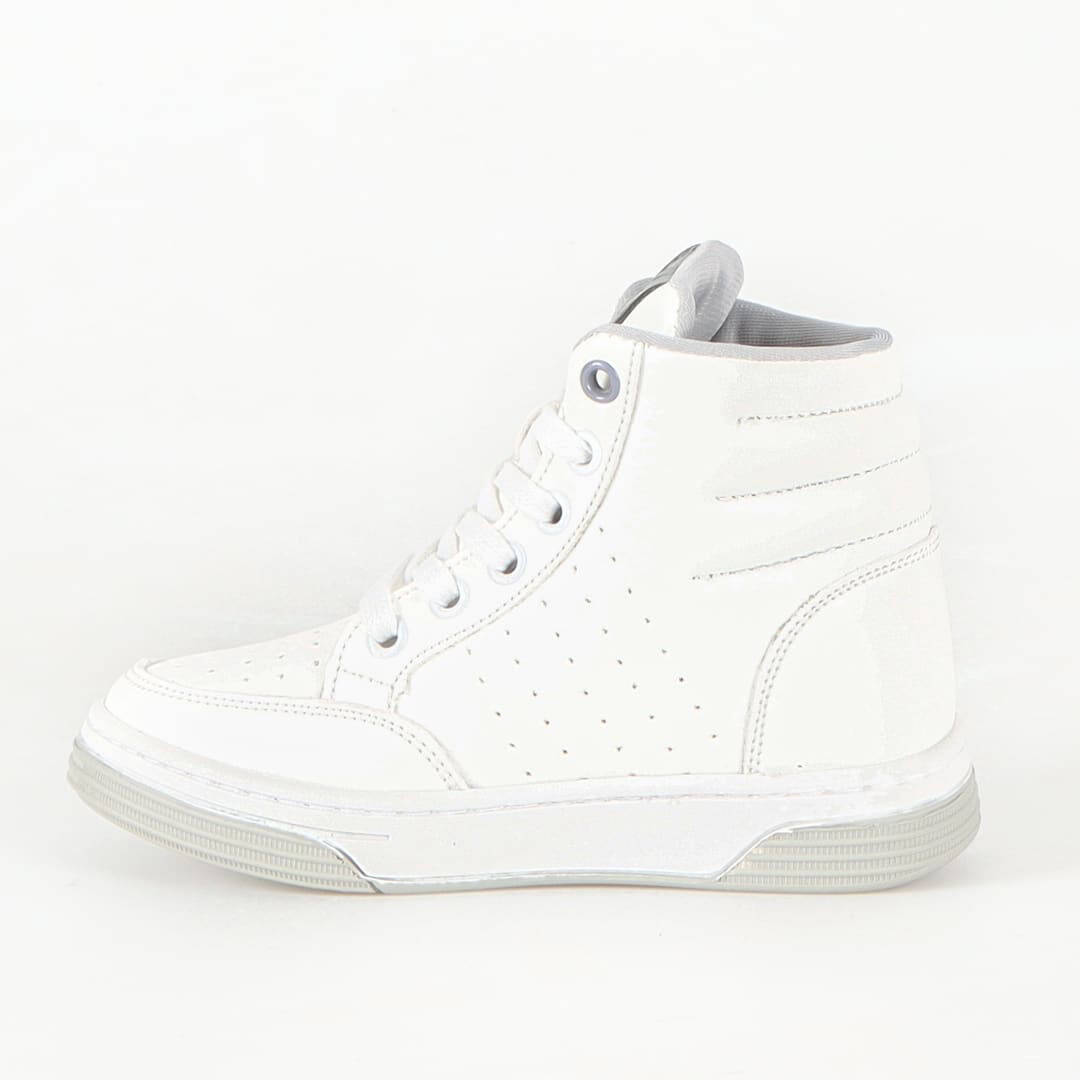 Roy - Baskets enfants en Gris.