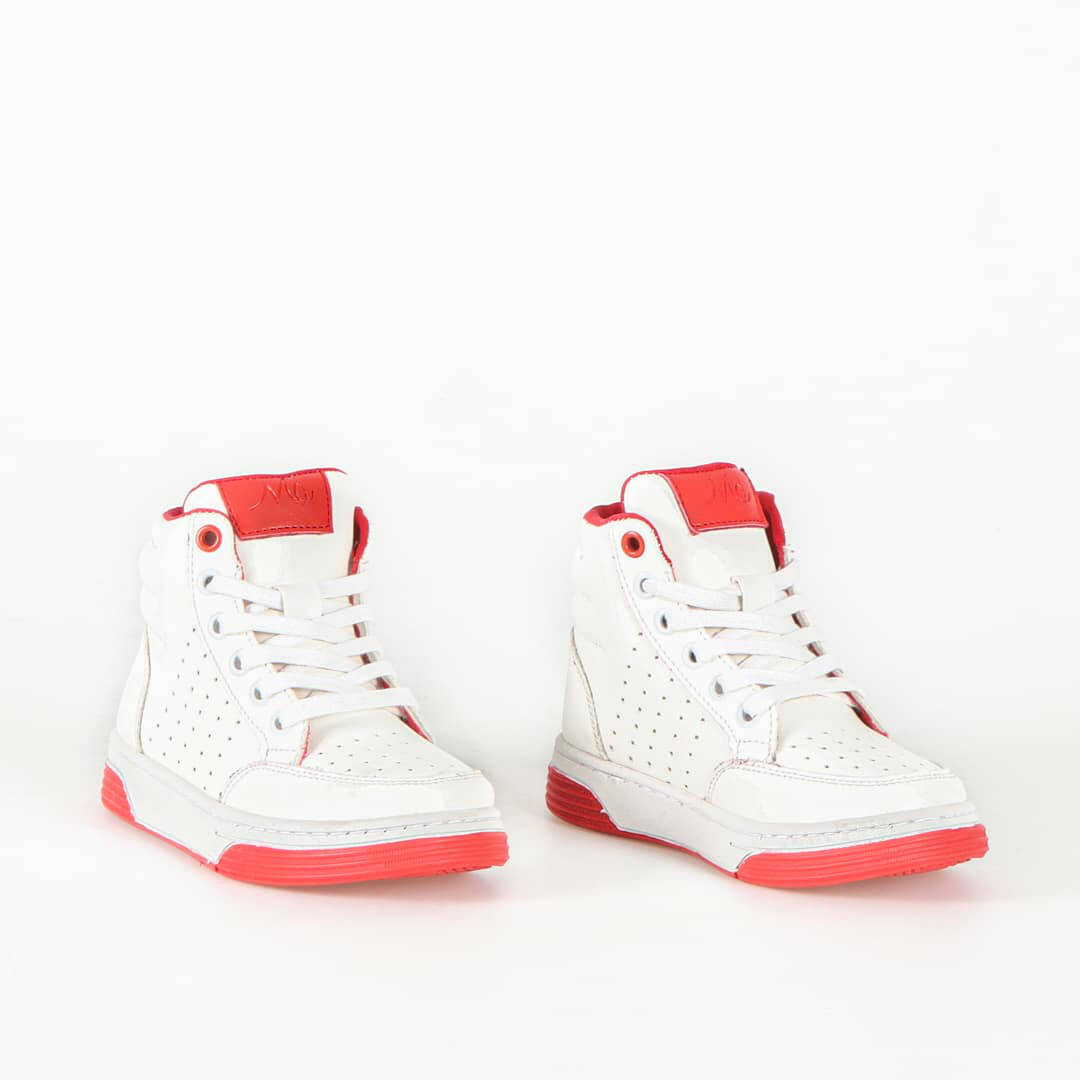 Roy - Baskets enfants en Rouge.