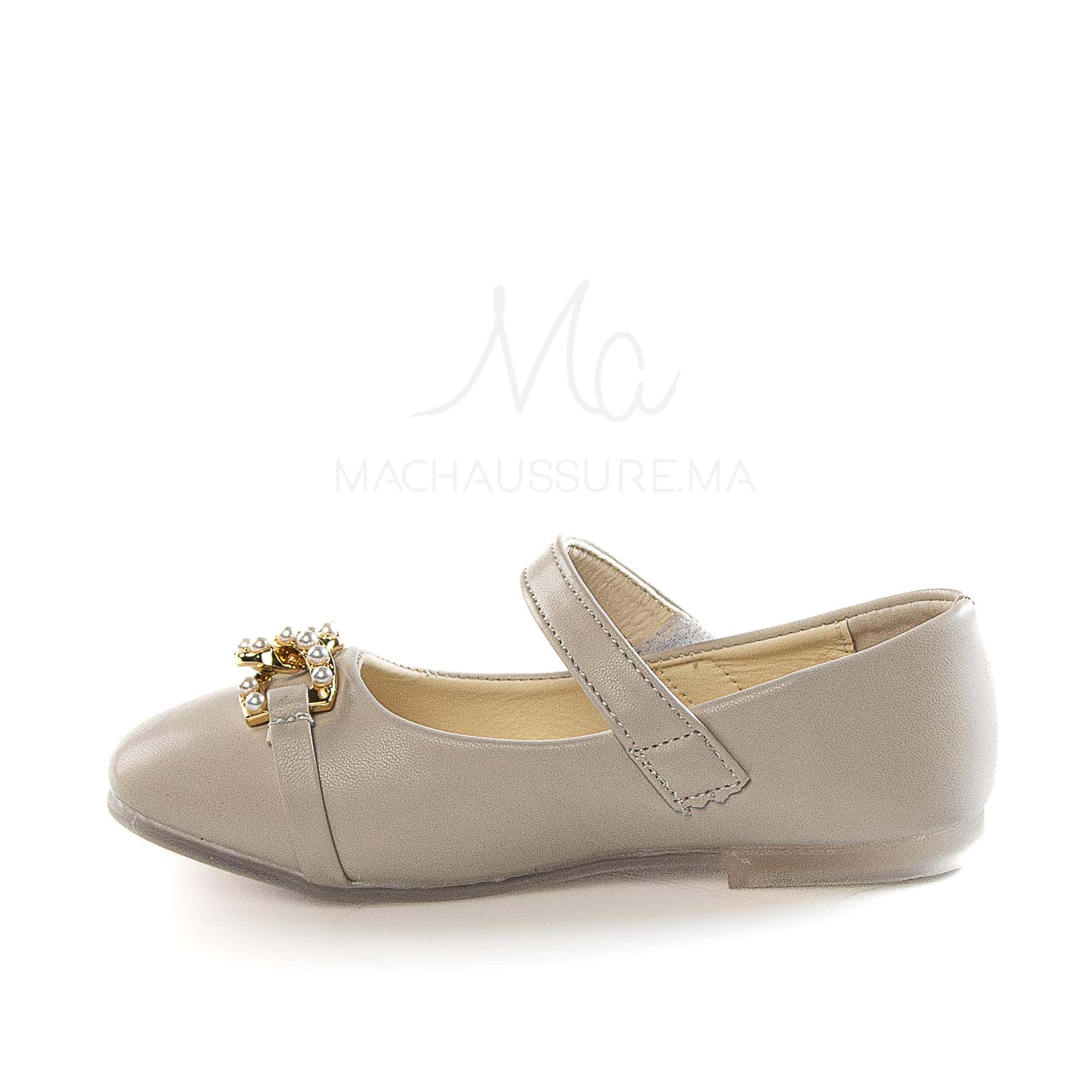 Alvize – Ballerines pour fille en Beige.
