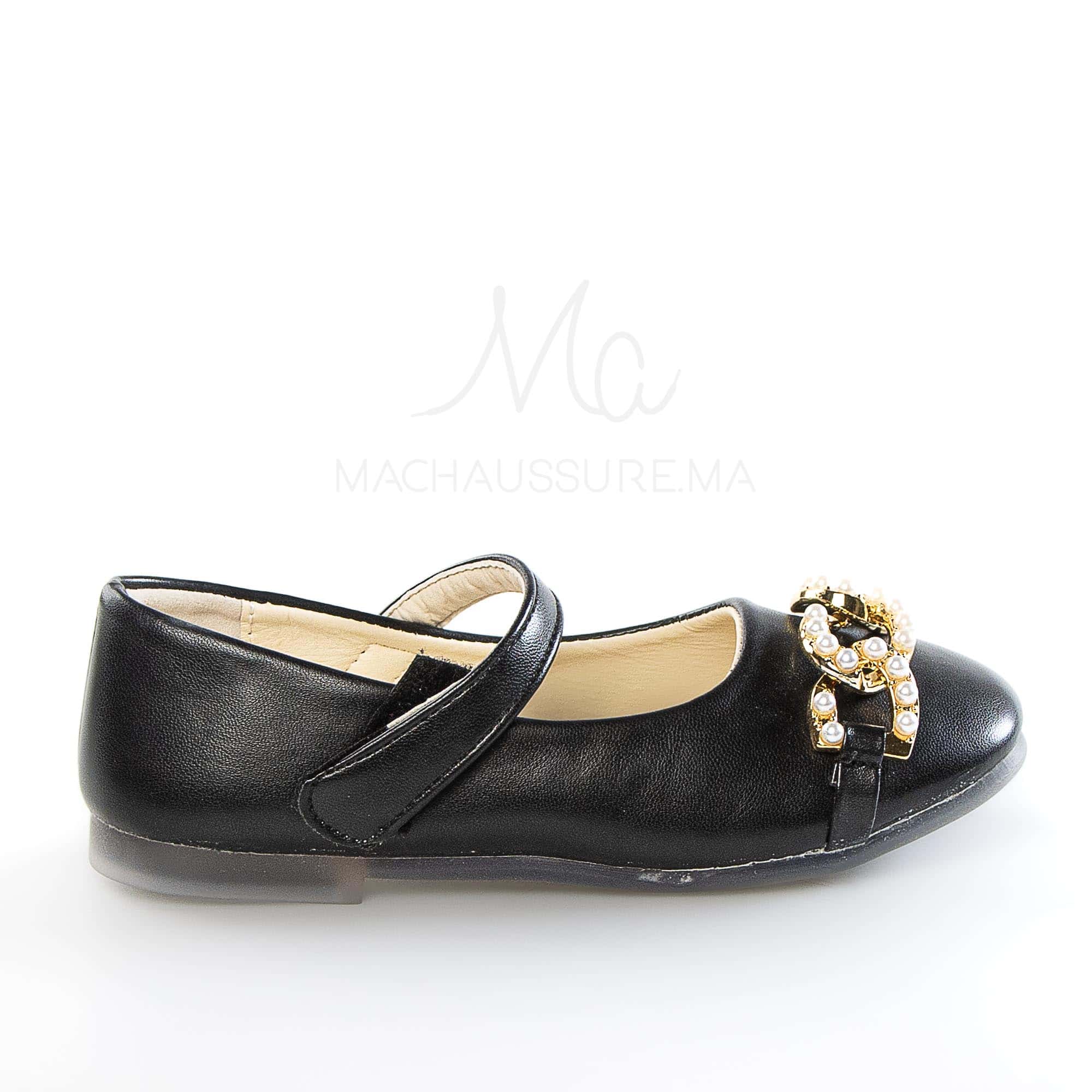 Alvize – Ballerines pour fille en Noir.