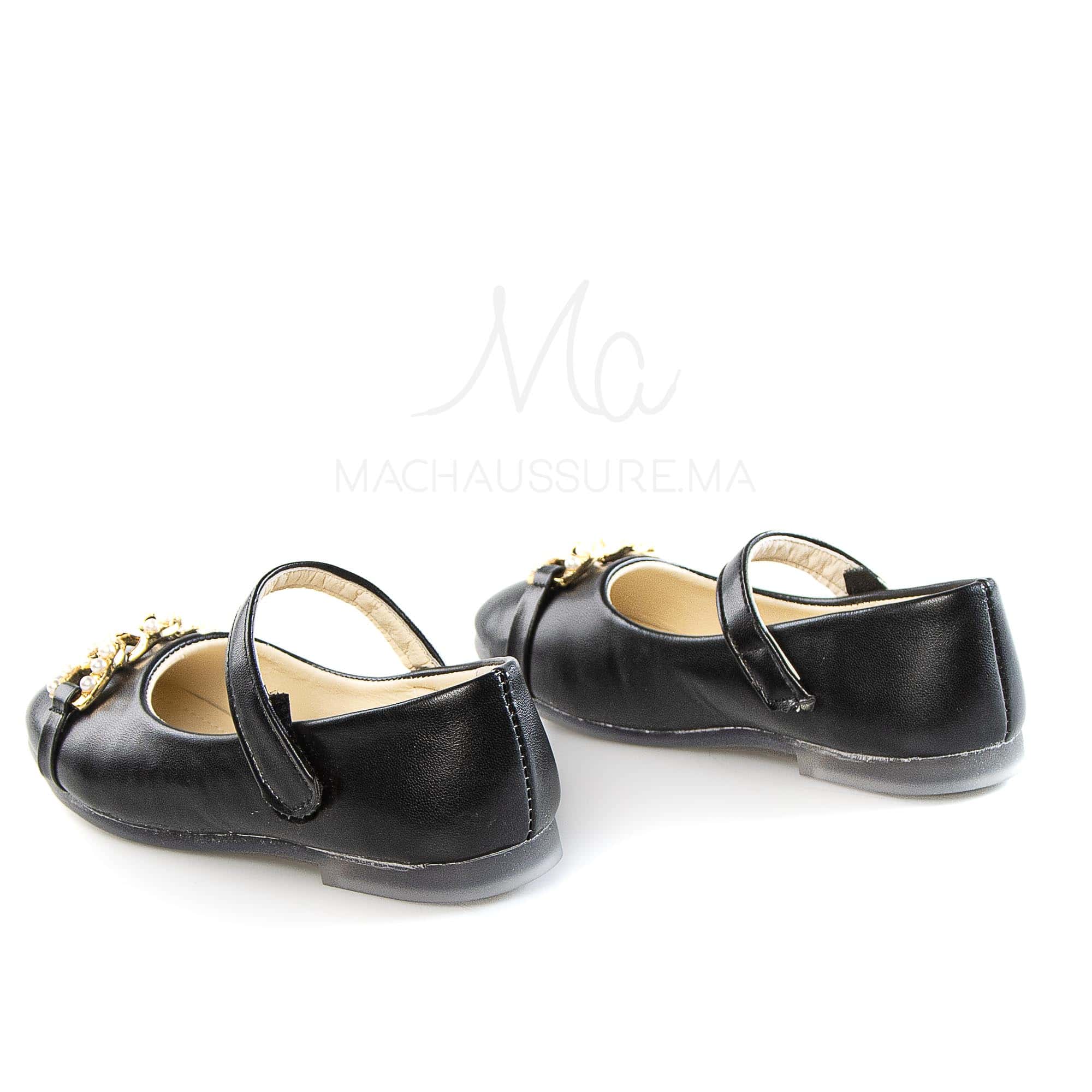 Alvize – Ballerines pour fille en Noir.