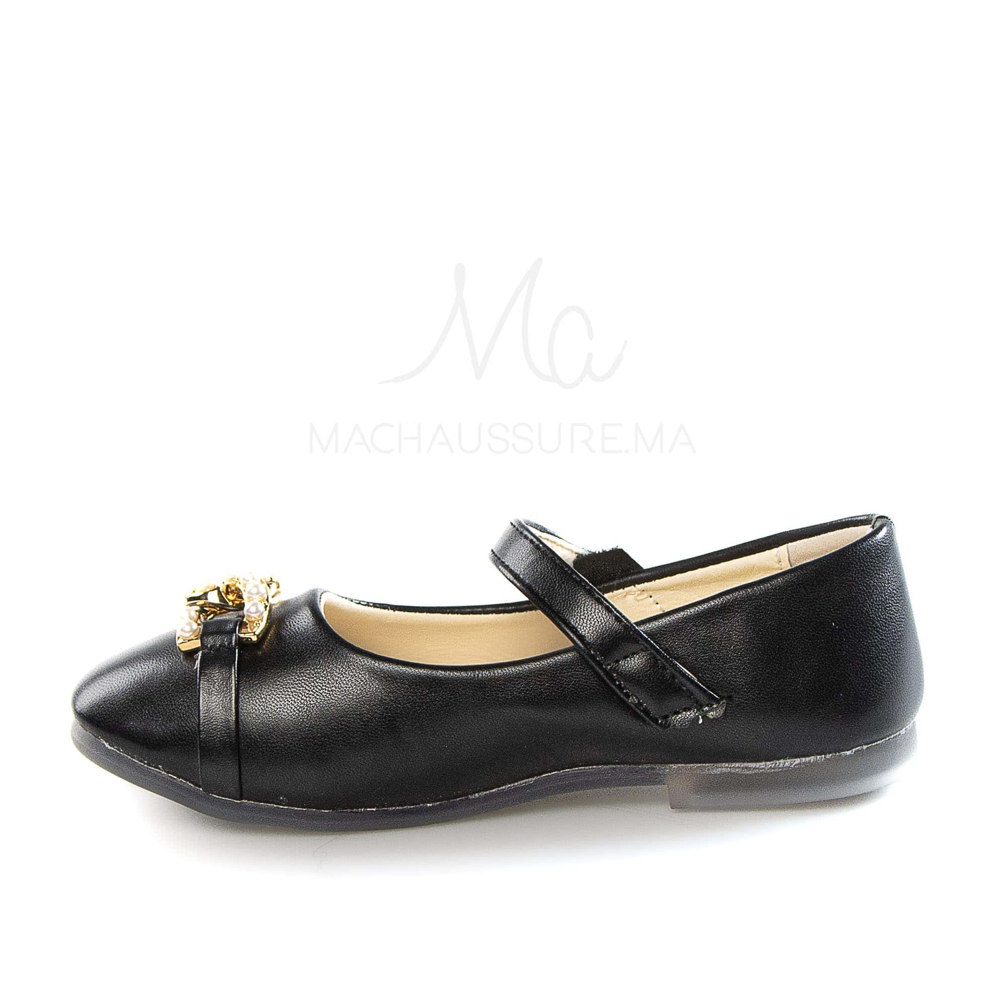 Alvize – Ballerines pour fille en Noir.