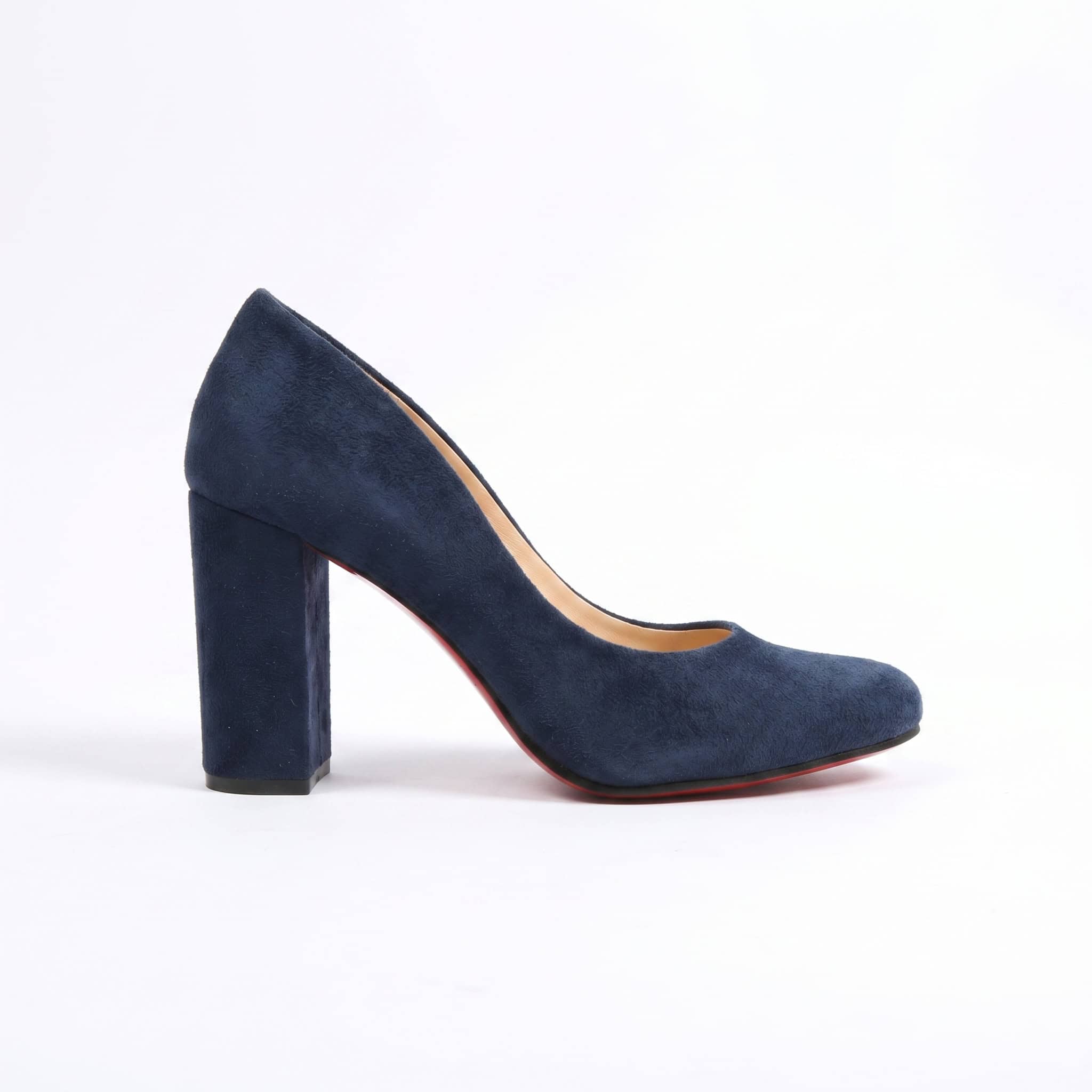 Classy Escarpin à Talon - Bleu Marine.