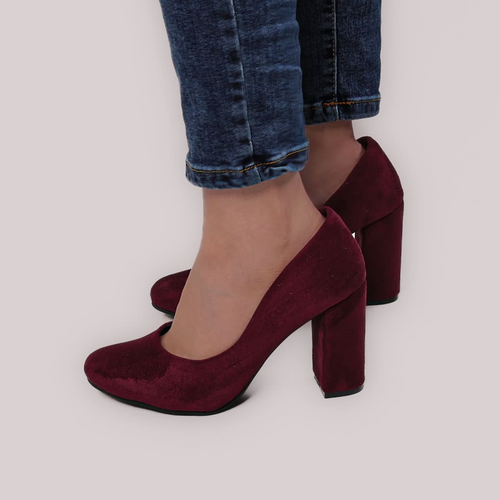 Classy Escarpin à Talon – Bordeau.