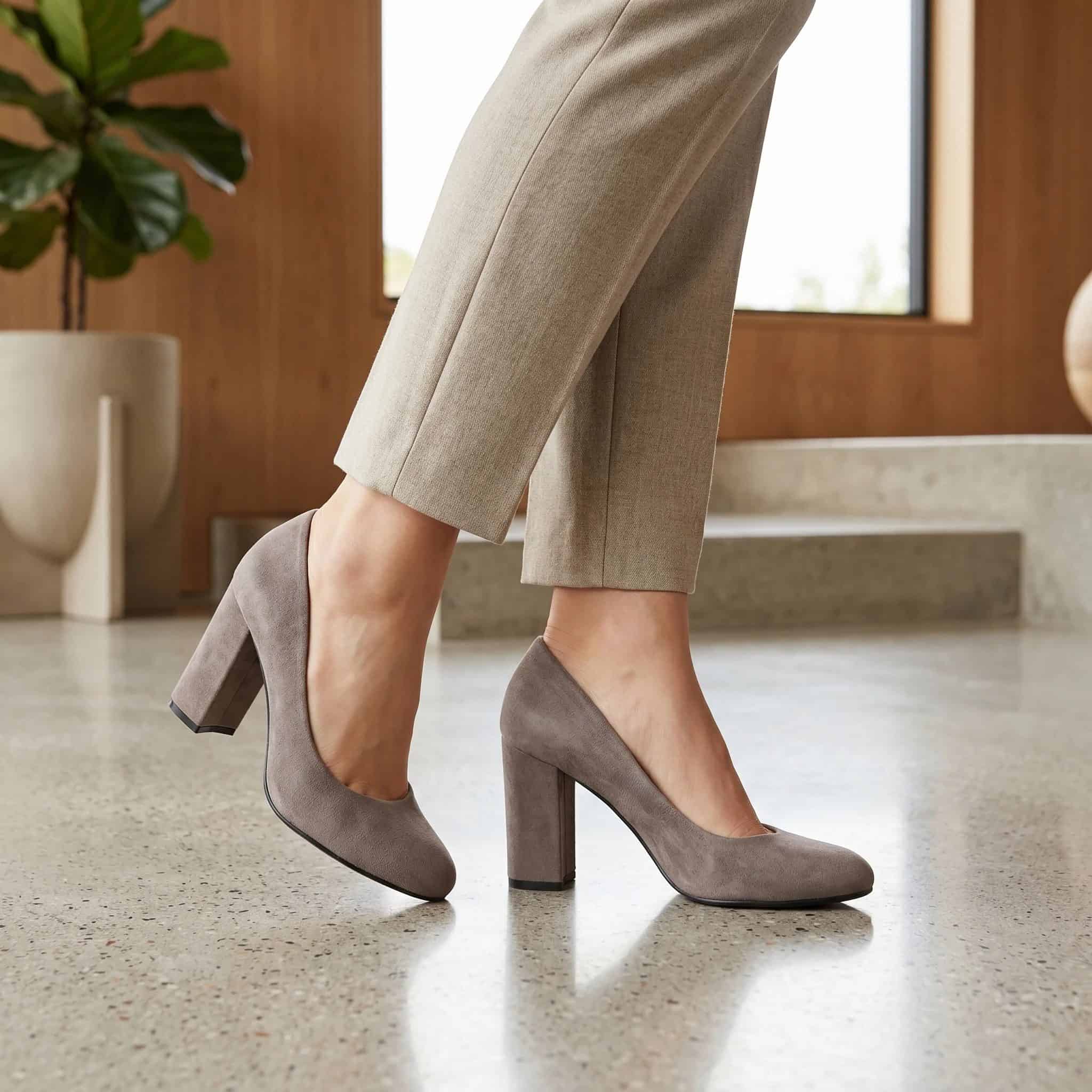 Classy Escarpin à Talon - Gris.