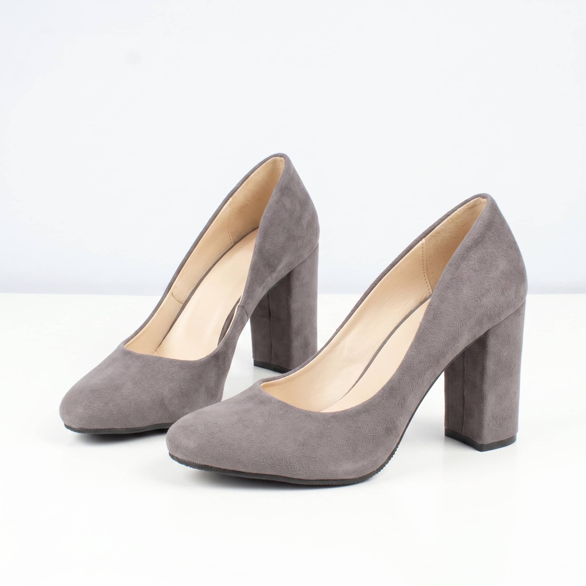 Classy Escarpin à Talon - Gris.