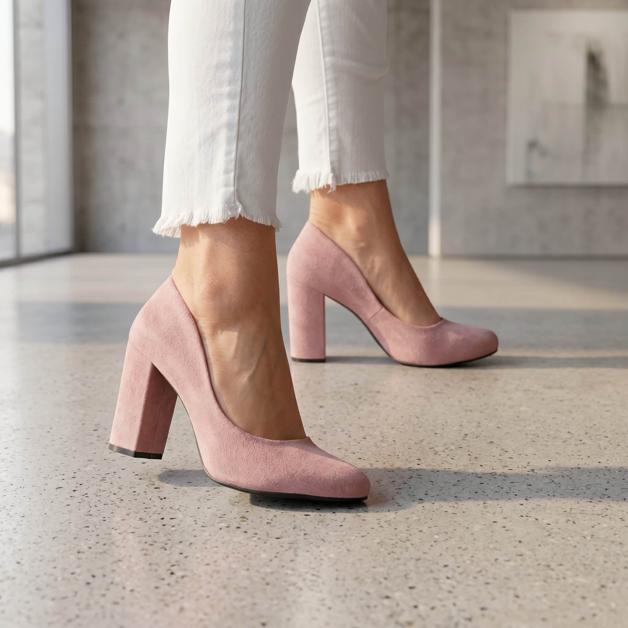 Classy Escarpin à Talon - Rose.