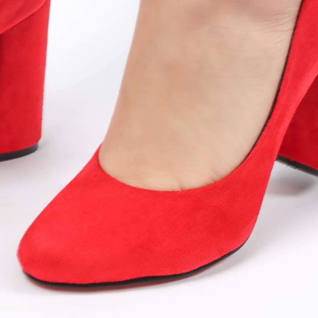 Classy Escarpin à Talon- Rouge.