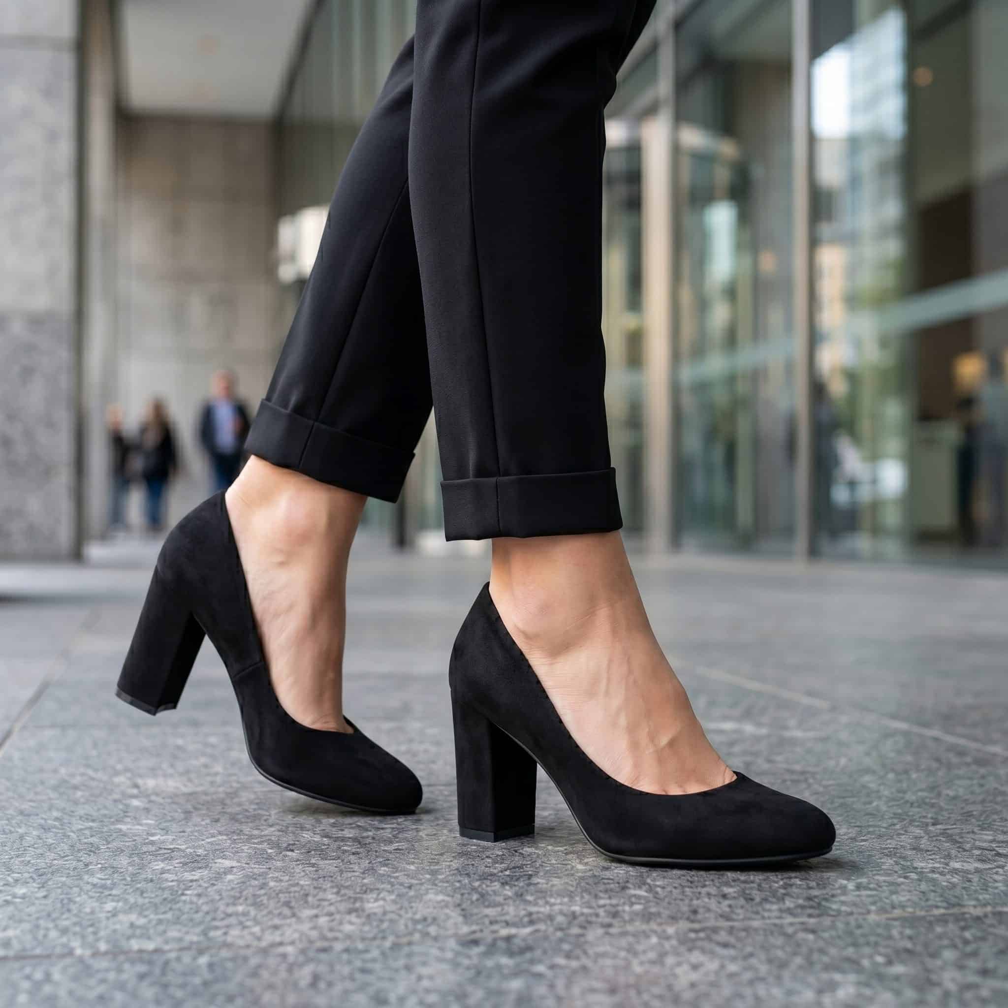 Classy Escarpin à Talon - Noir.