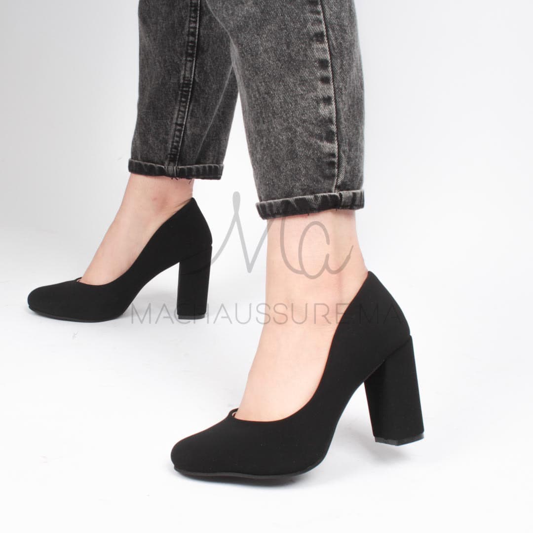 Classy Escarpin à Talon - Noir.