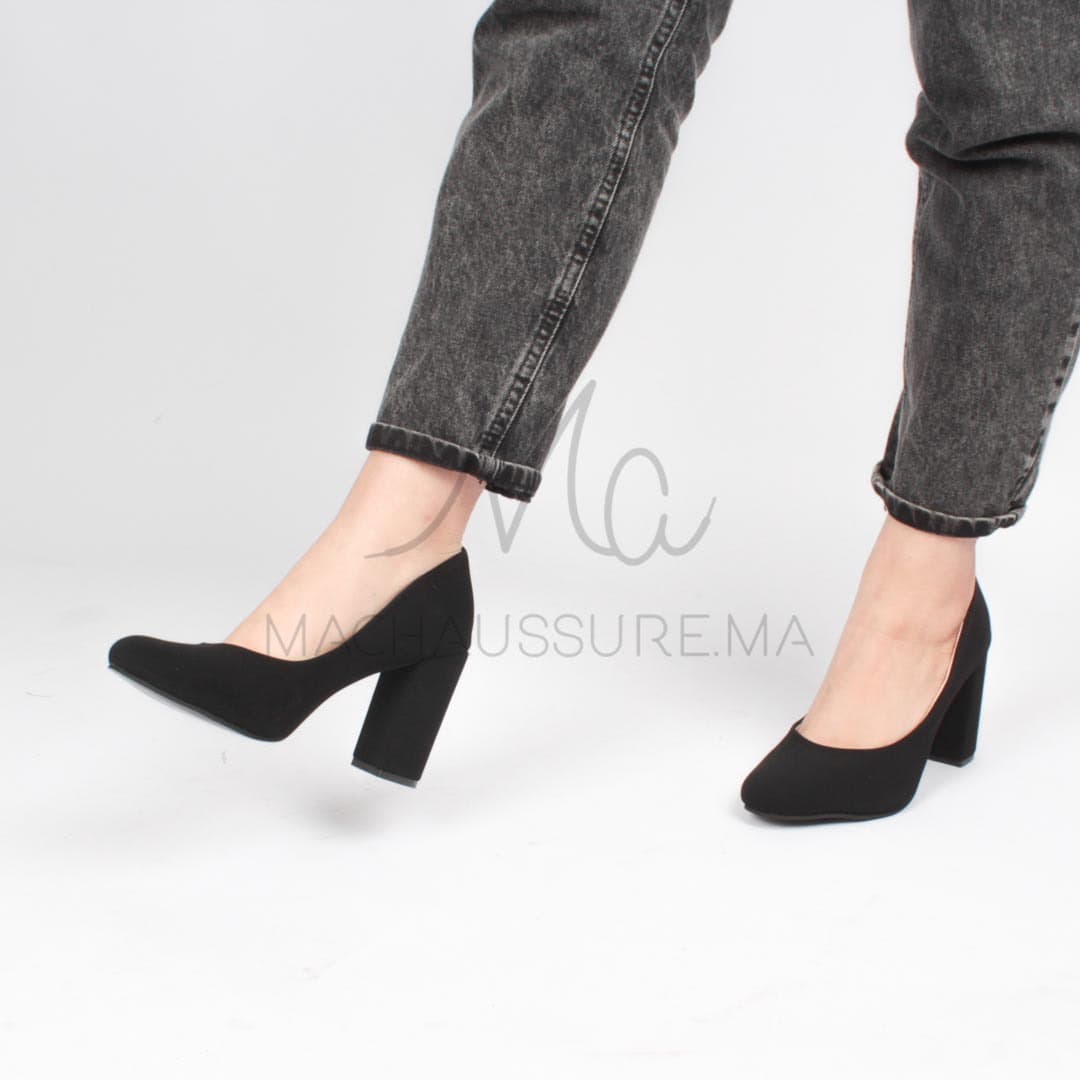 Classy Escarpin à Talon - Noir.