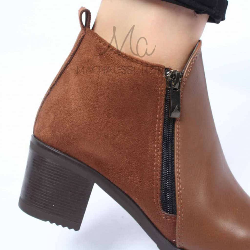 Elise Bottines à talon - Marron.