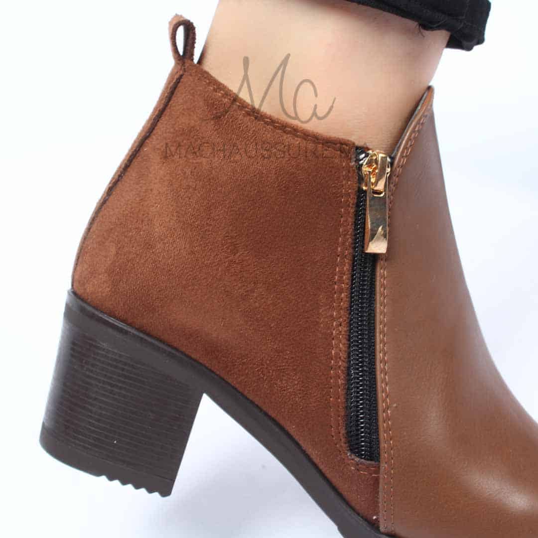 Elise Bottines à talon - Marron.