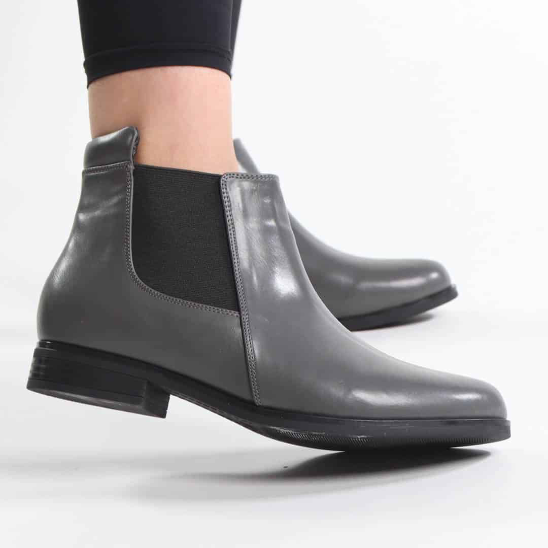 IFNI – Bottines femmes en Gris.