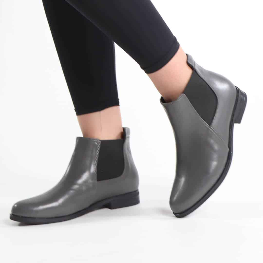 IFNI – Bottines femmes en Gris.