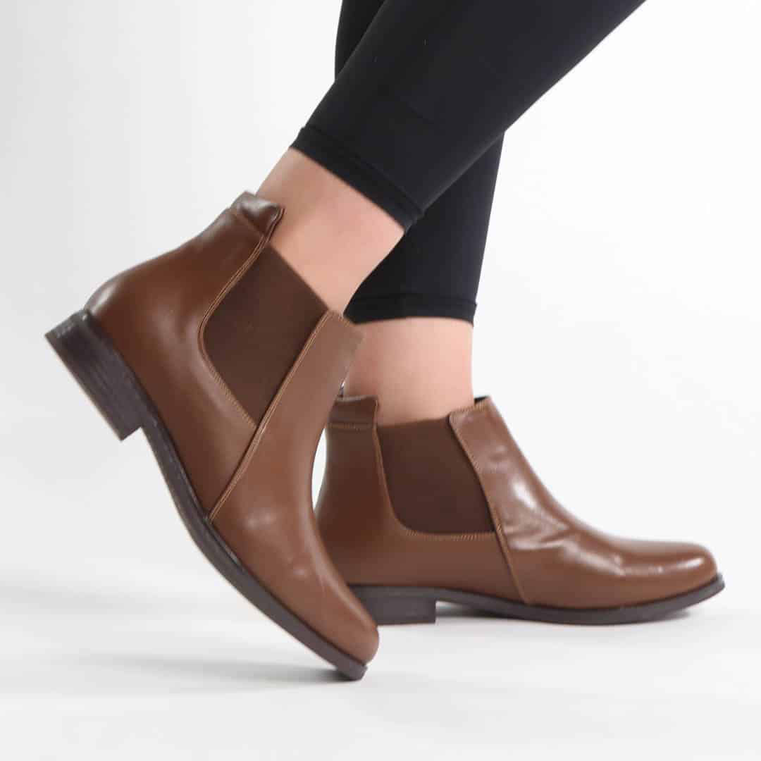 IFNI – Bottines femmes en Marron.