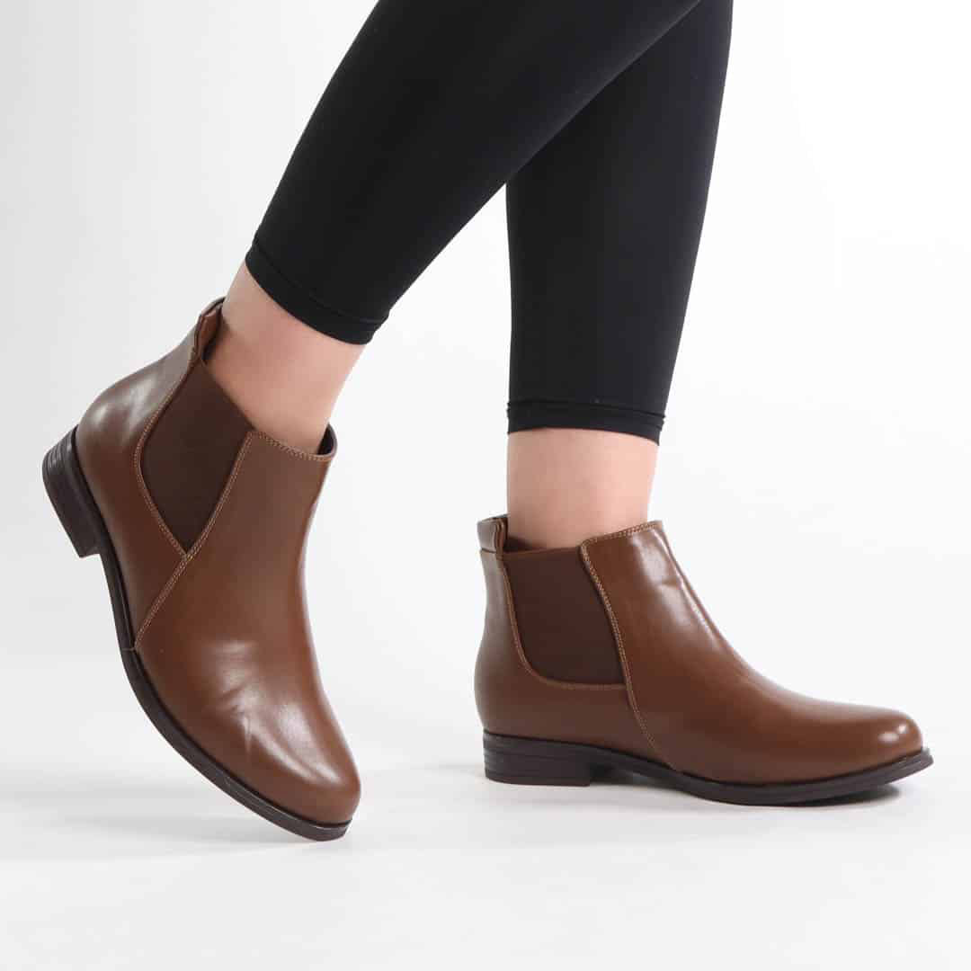 IFNI – Bottines femmes en Marron.