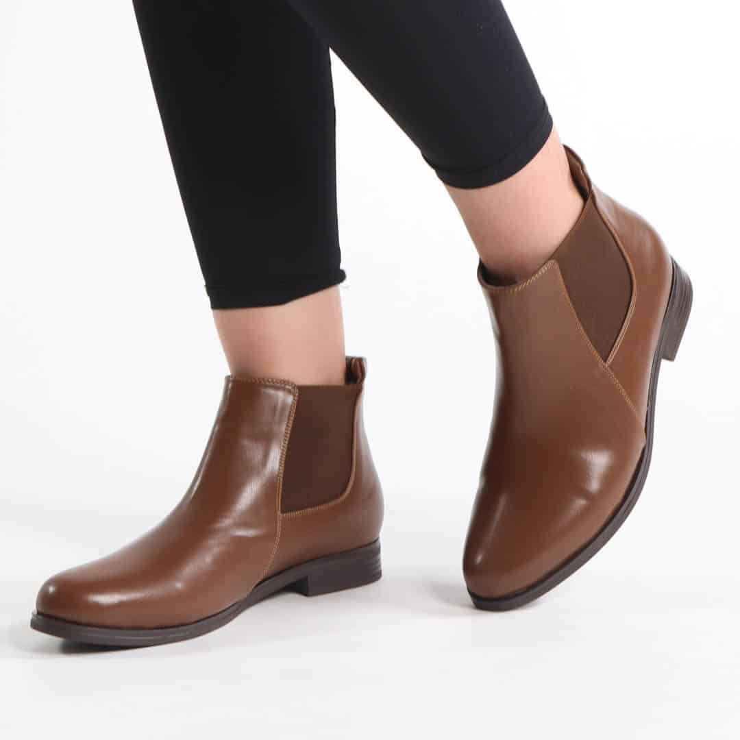 IFNI – Bottines femmes en Marron.