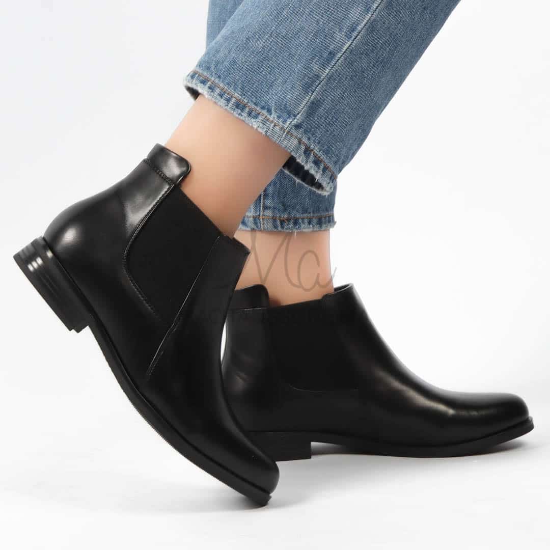 IFNI – Bottines femmes en Noir.