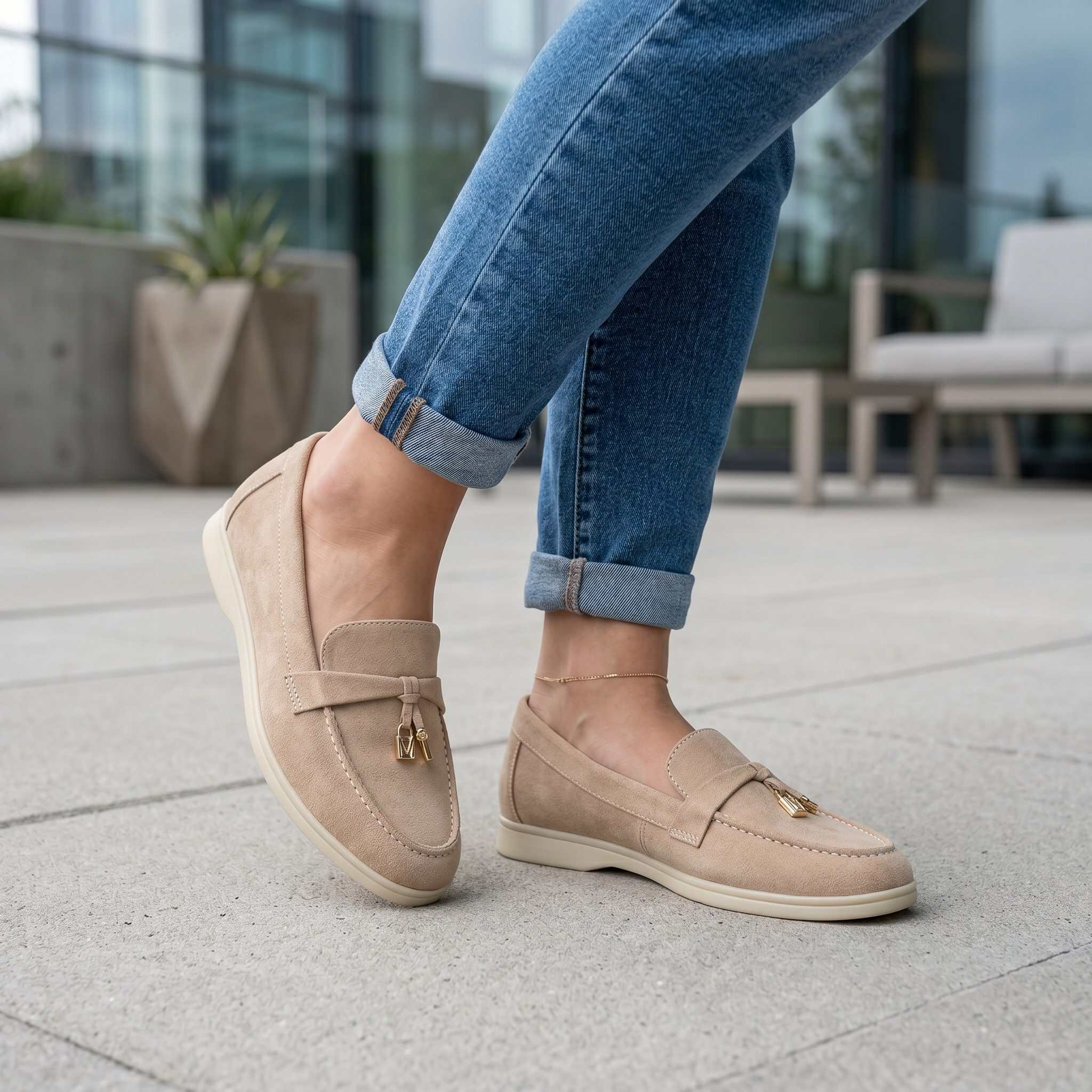 Operette – Mocassins Femmes en Beige.