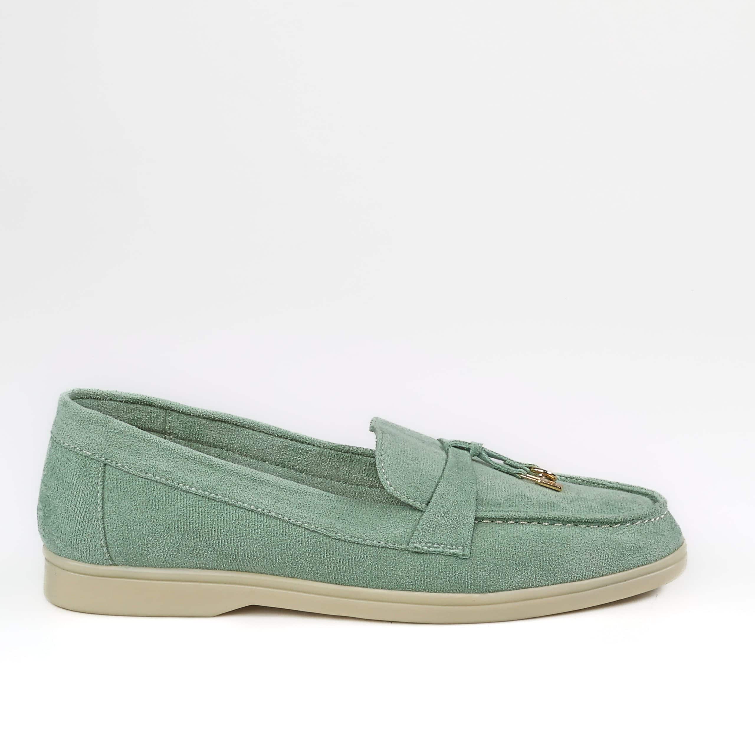 Operette – Mocassins Femmes en Vert clair.