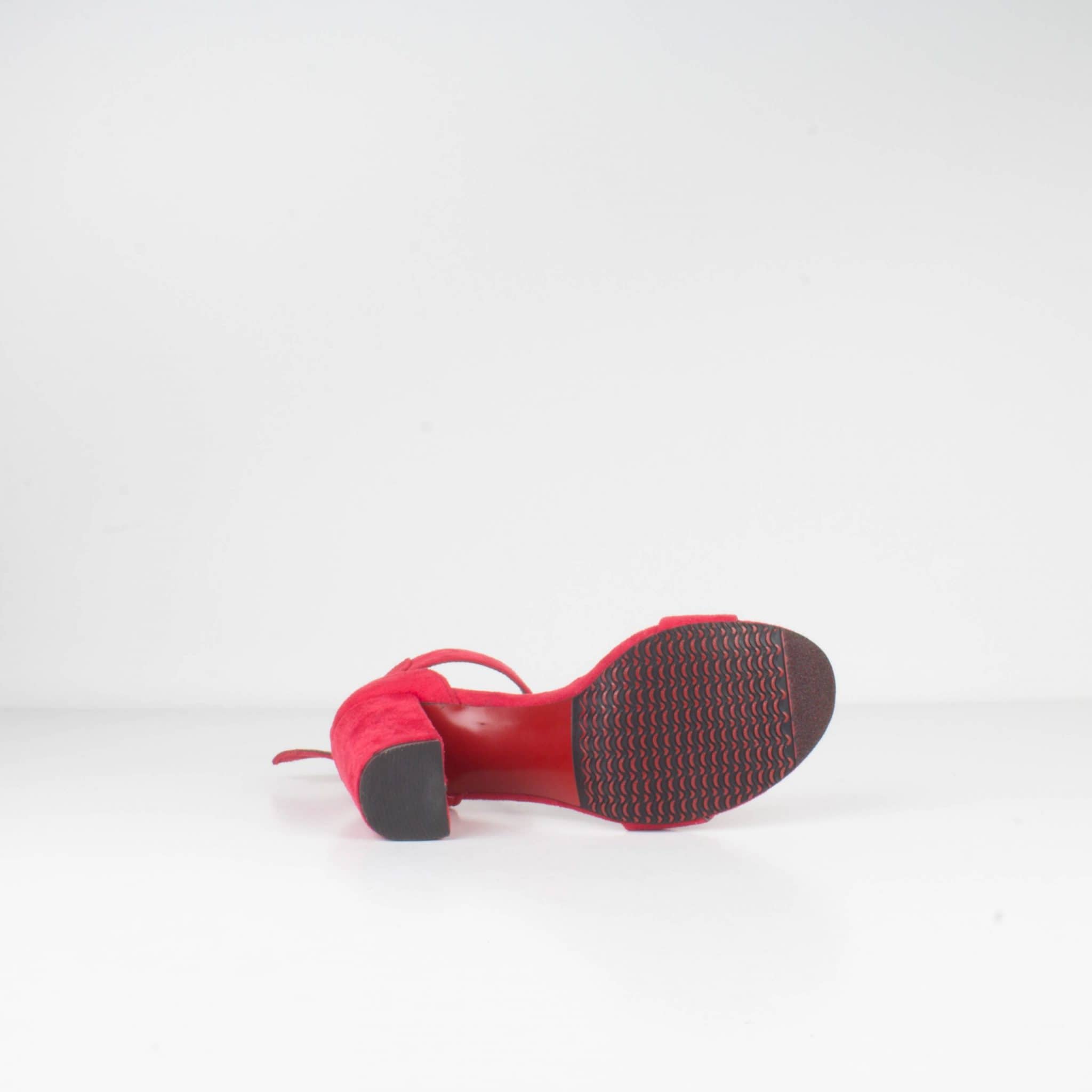 Velluto - Sandales à talon - Rouge.
