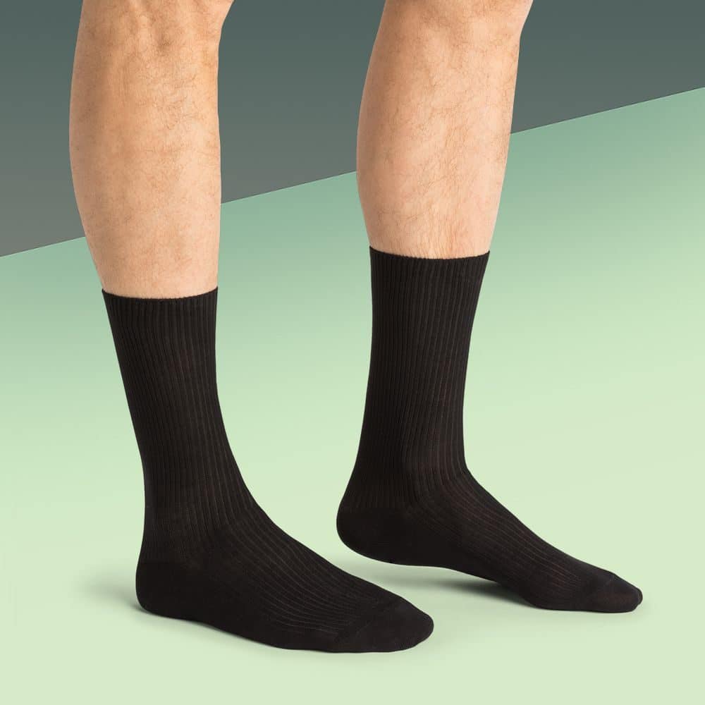 Chaussettes Noir en coton.