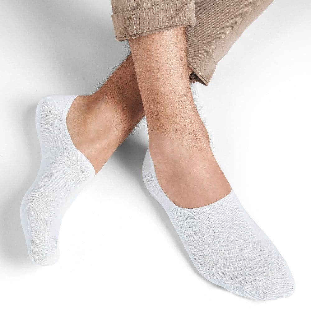 Chaussettes anti slip en Blanc.