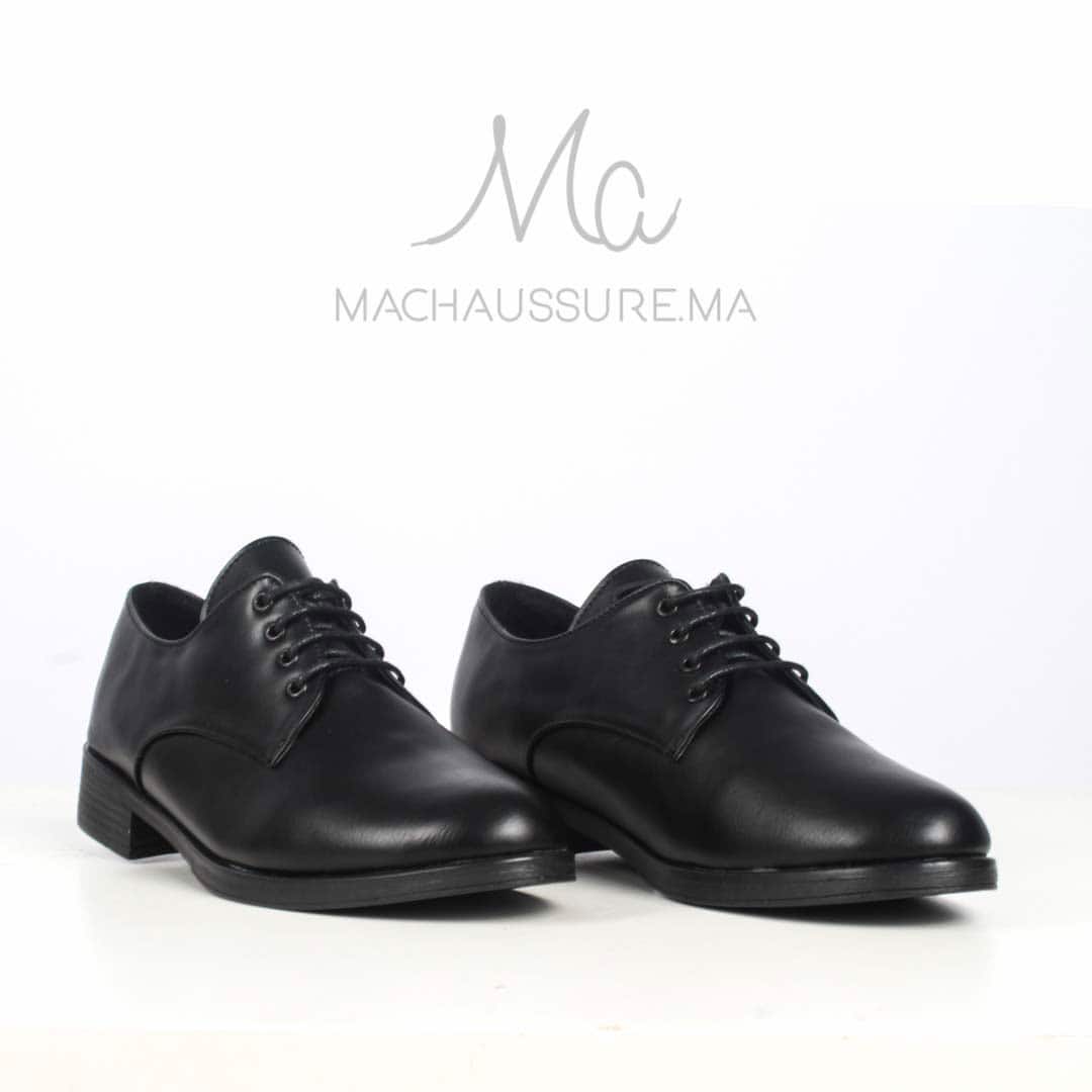 LIO- Derbies en Noir.