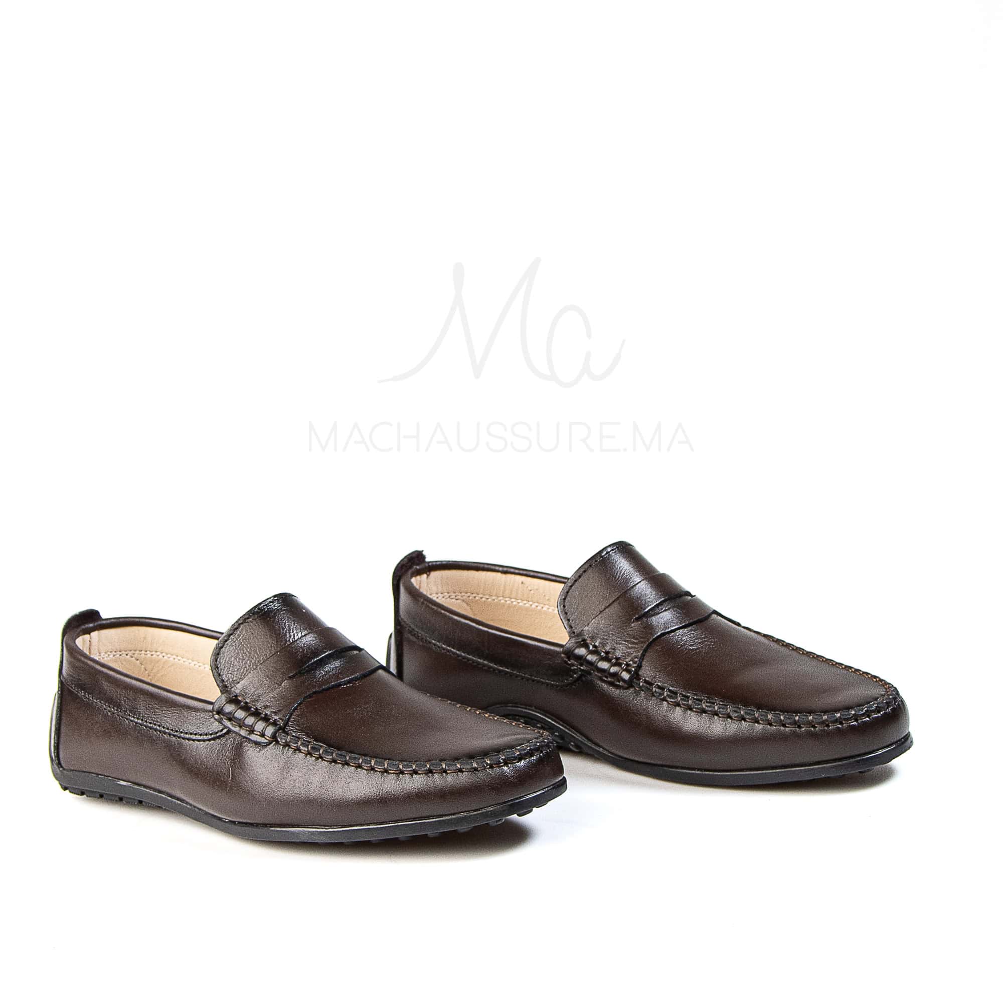 Sobre - Mocassins Homme en Marron.