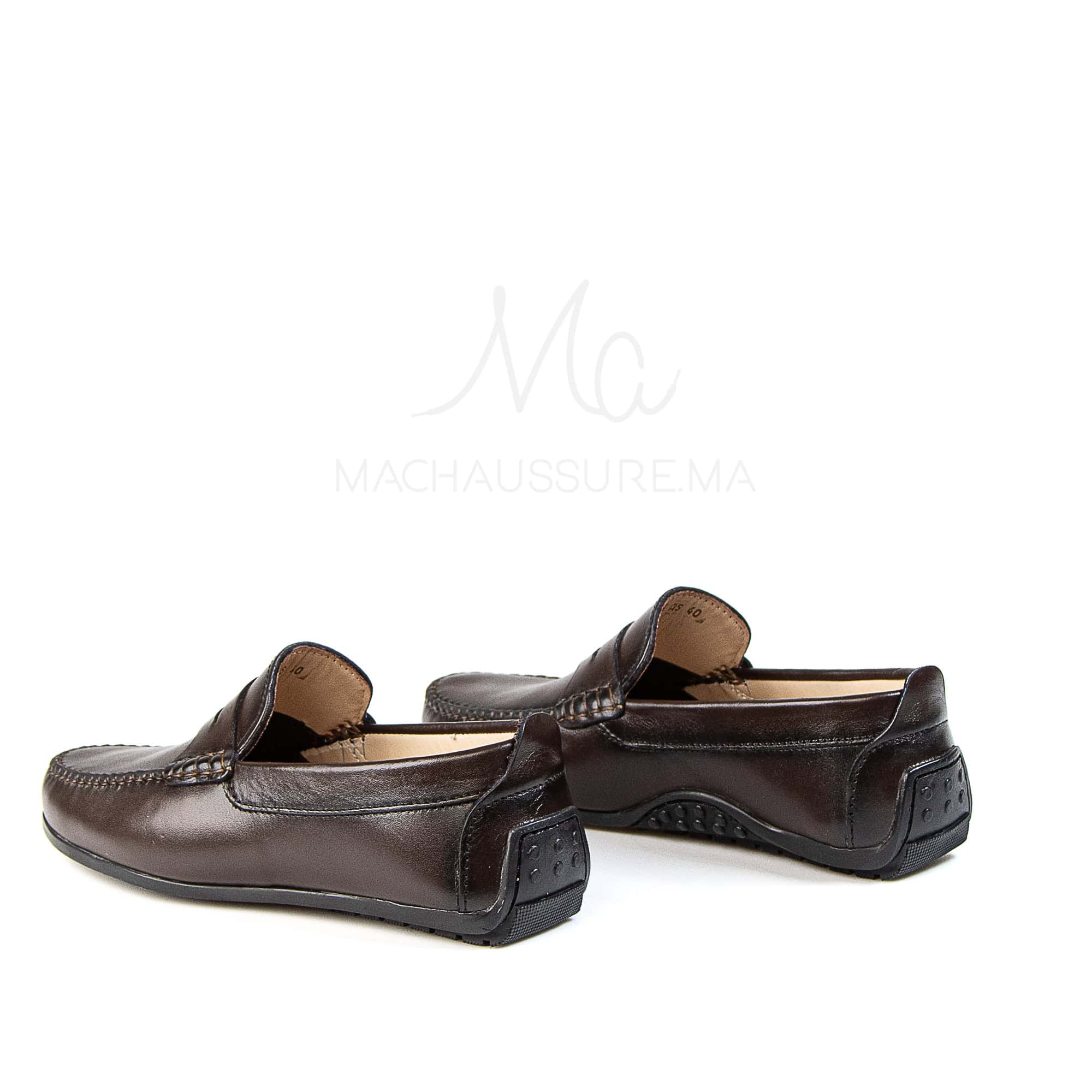 Sobre - Mocassins Homme en Marron.