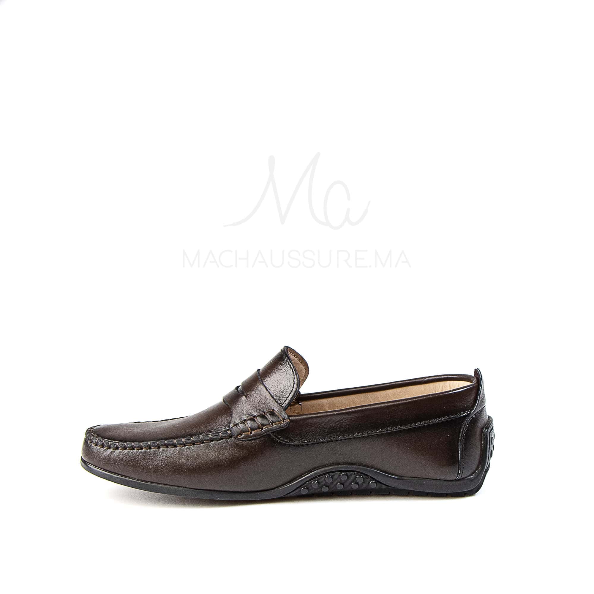 Sobre - Mocassins Homme en Marron.