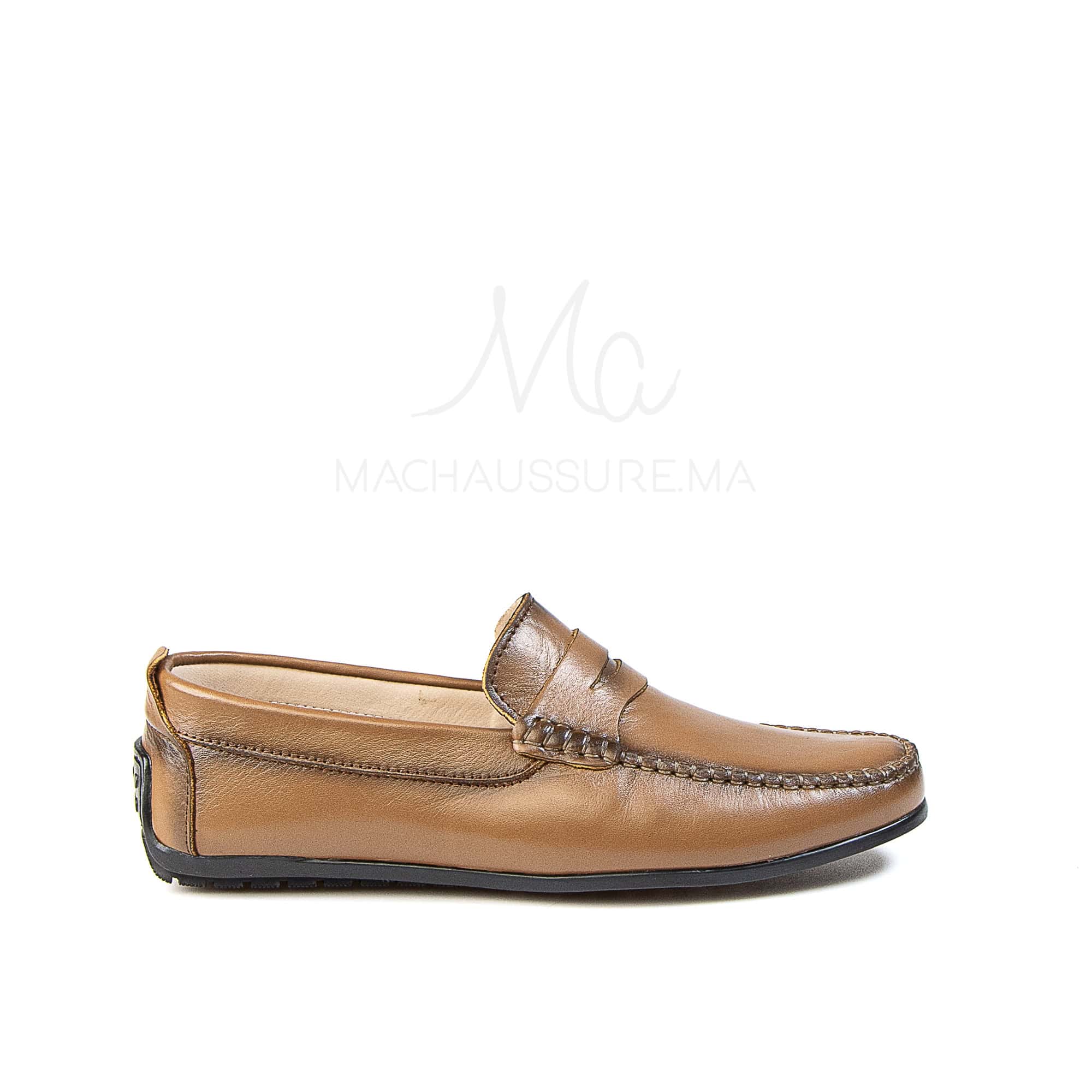 Sobre - Mocassins Homme en Tabac.