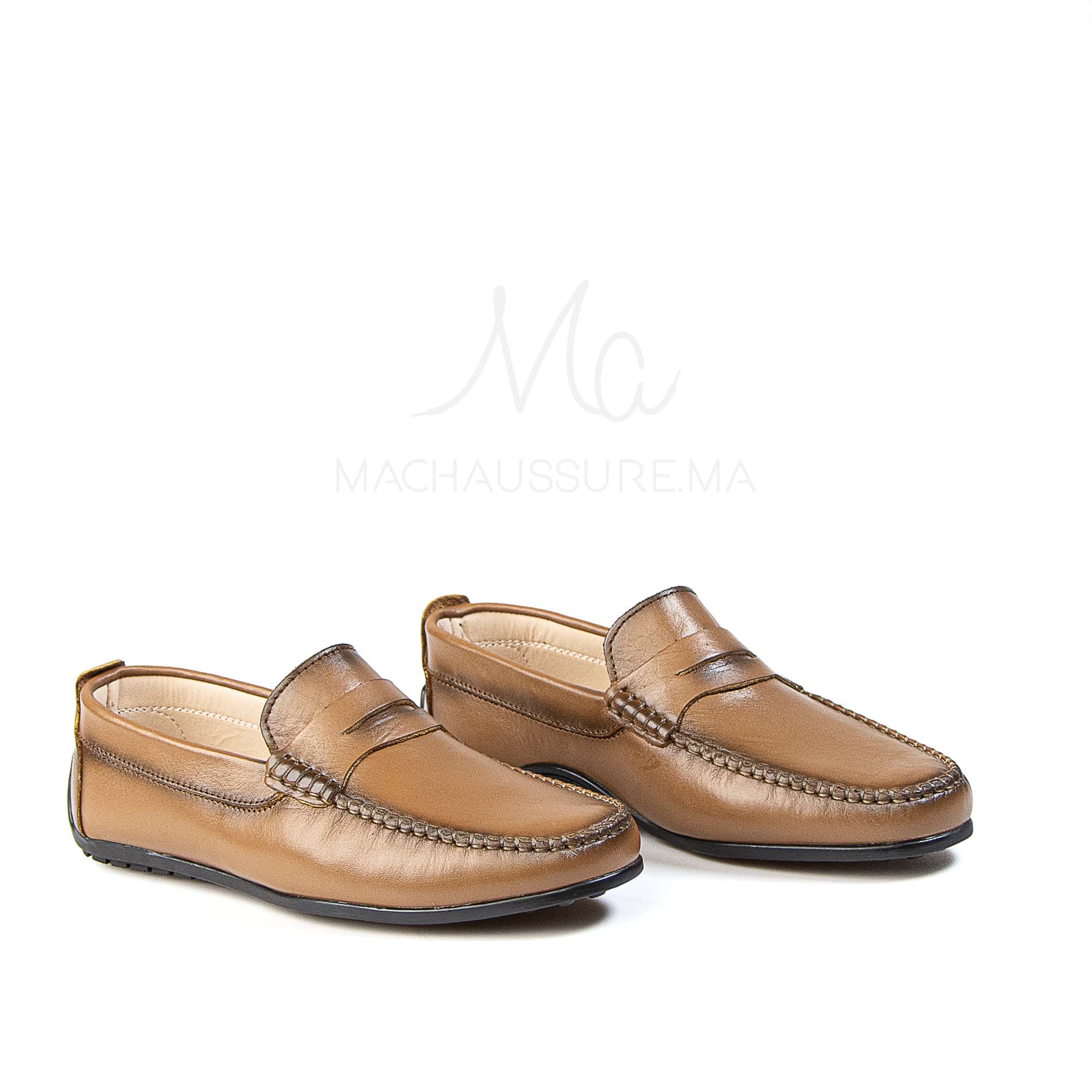 Sobre - Mocassins Homme en Tabac.