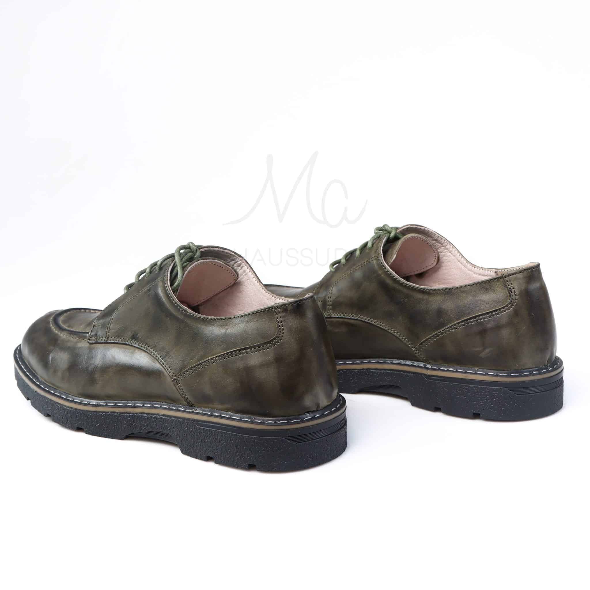 Distinct - Chaussures de ville en Vert.